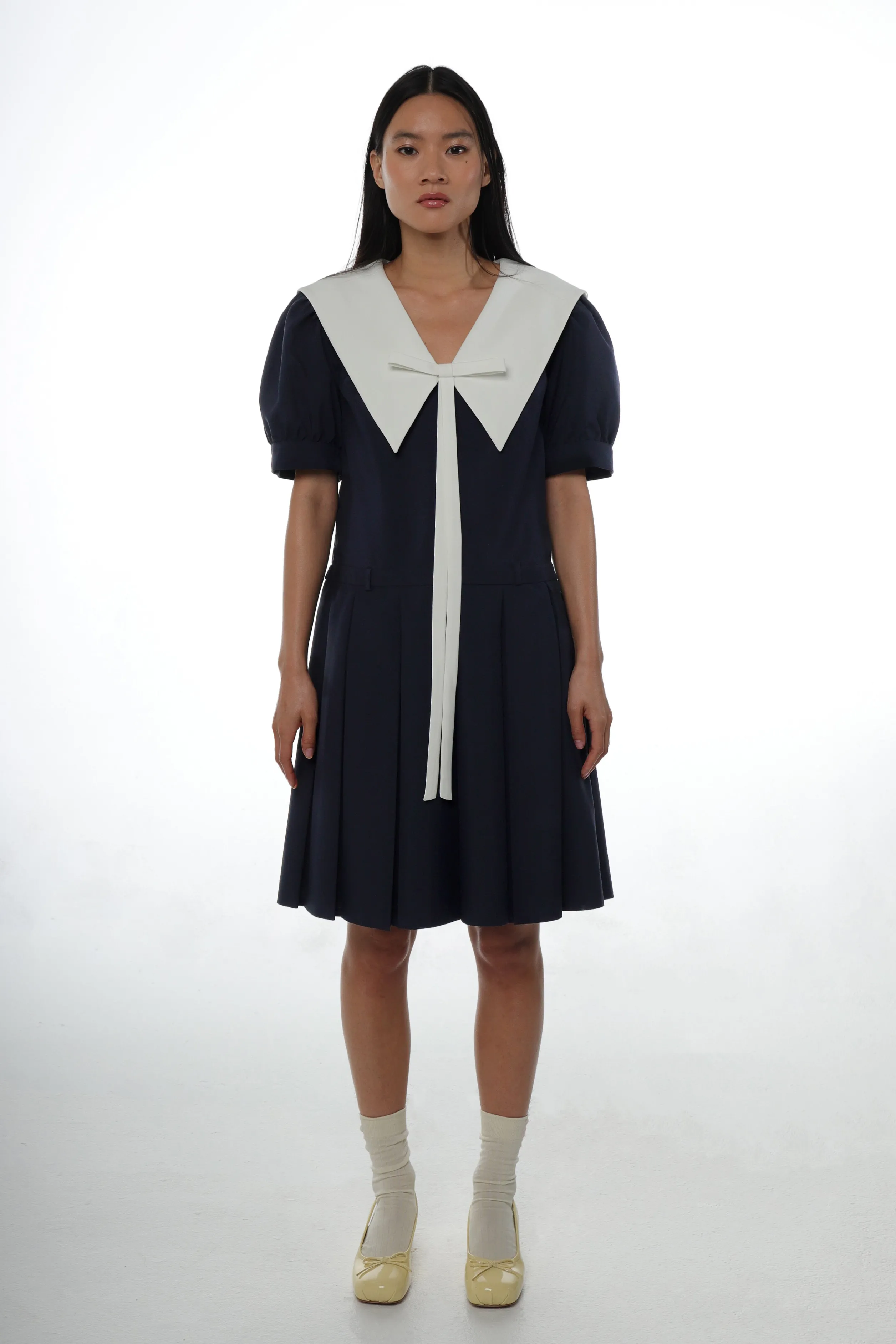 ALTA DRESS IN NAVY>SANDY LIANG Hot