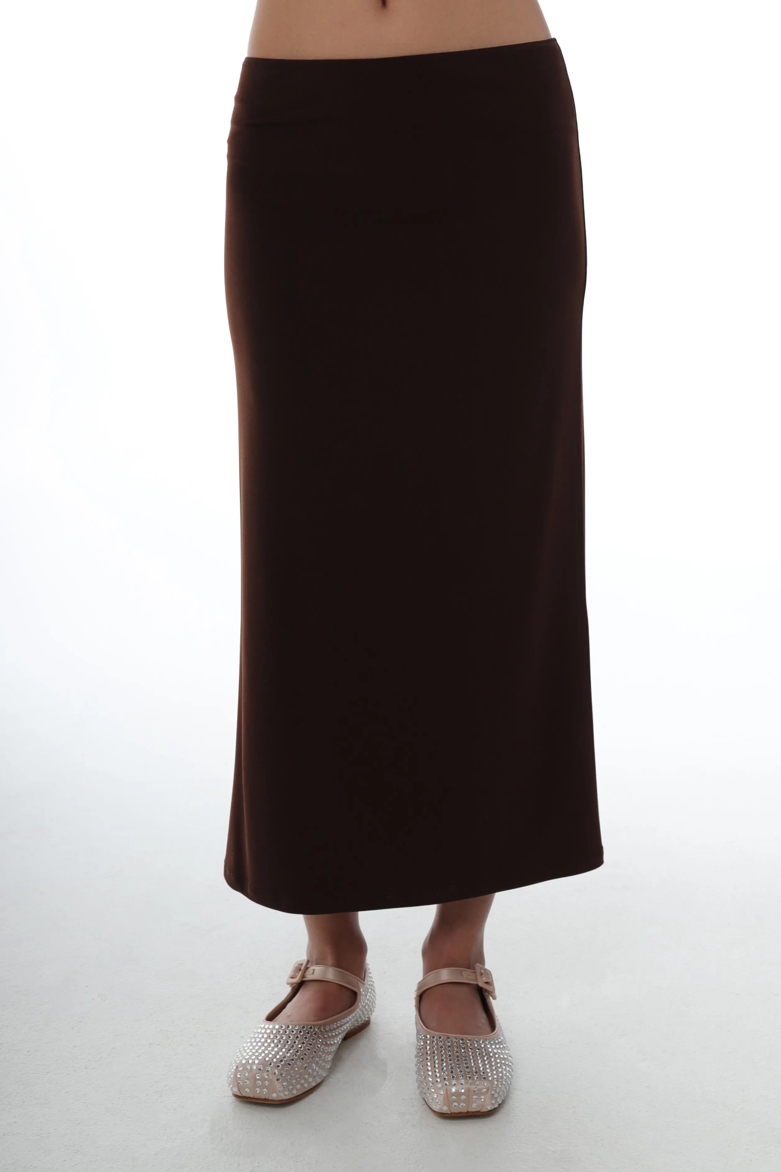 AXEW SKIRT IN DARK BROWN>SANDY LIANG Flash Sale