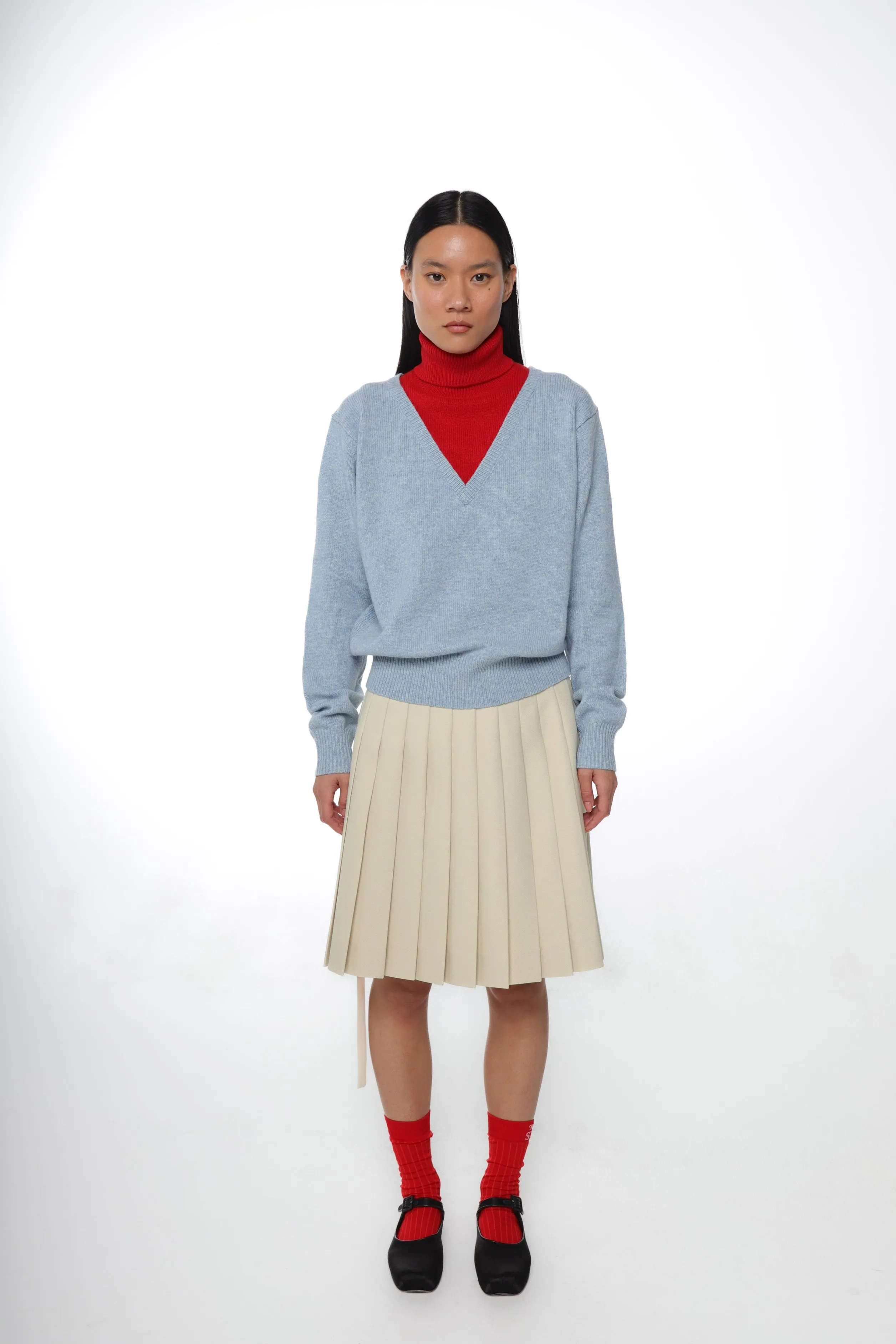 BAMBOO SWEATER IN LIGHT BLUE>SANDY LIANG Online