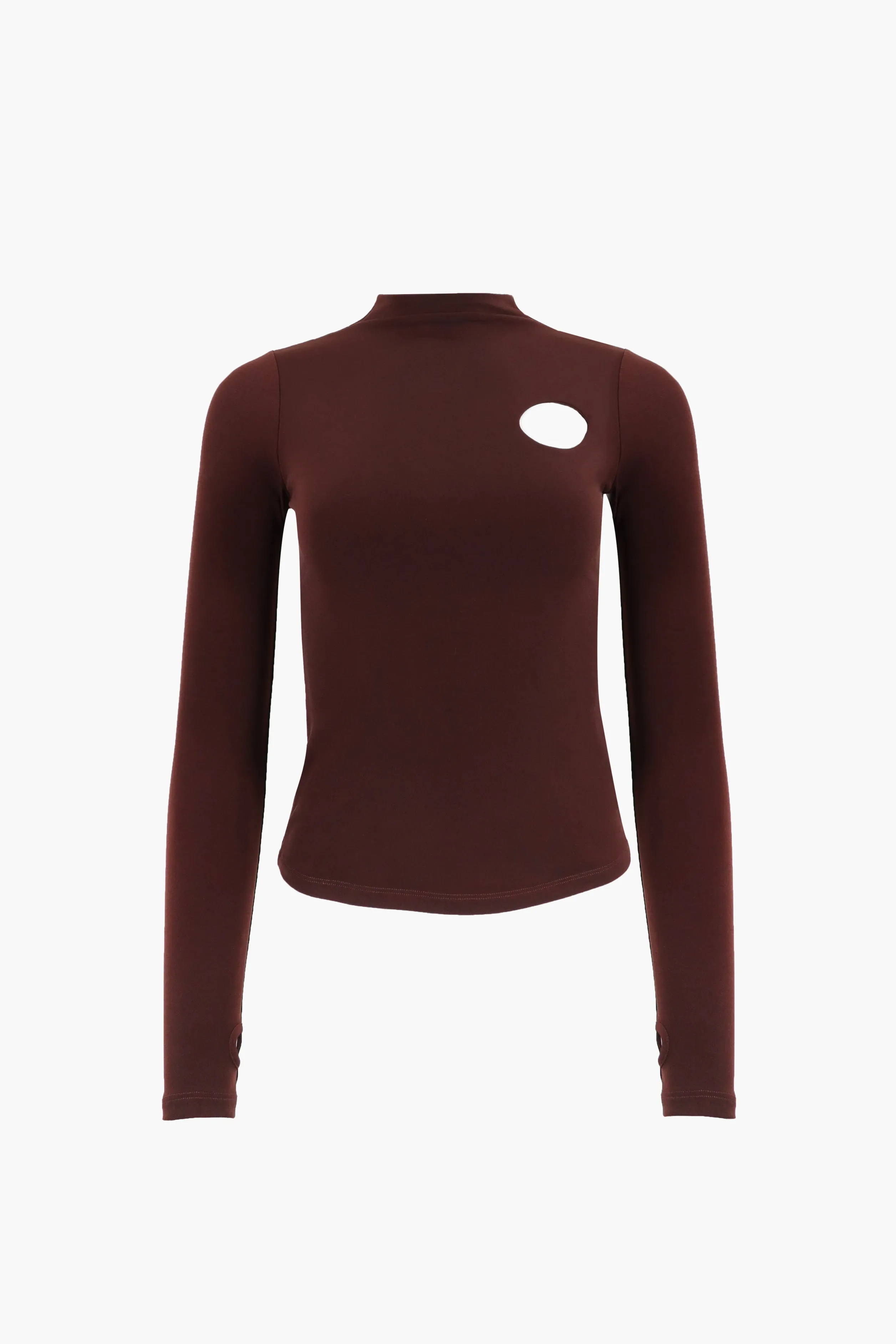 BELLA TOP IN DARK BROWN>SANDY LIANG Hot