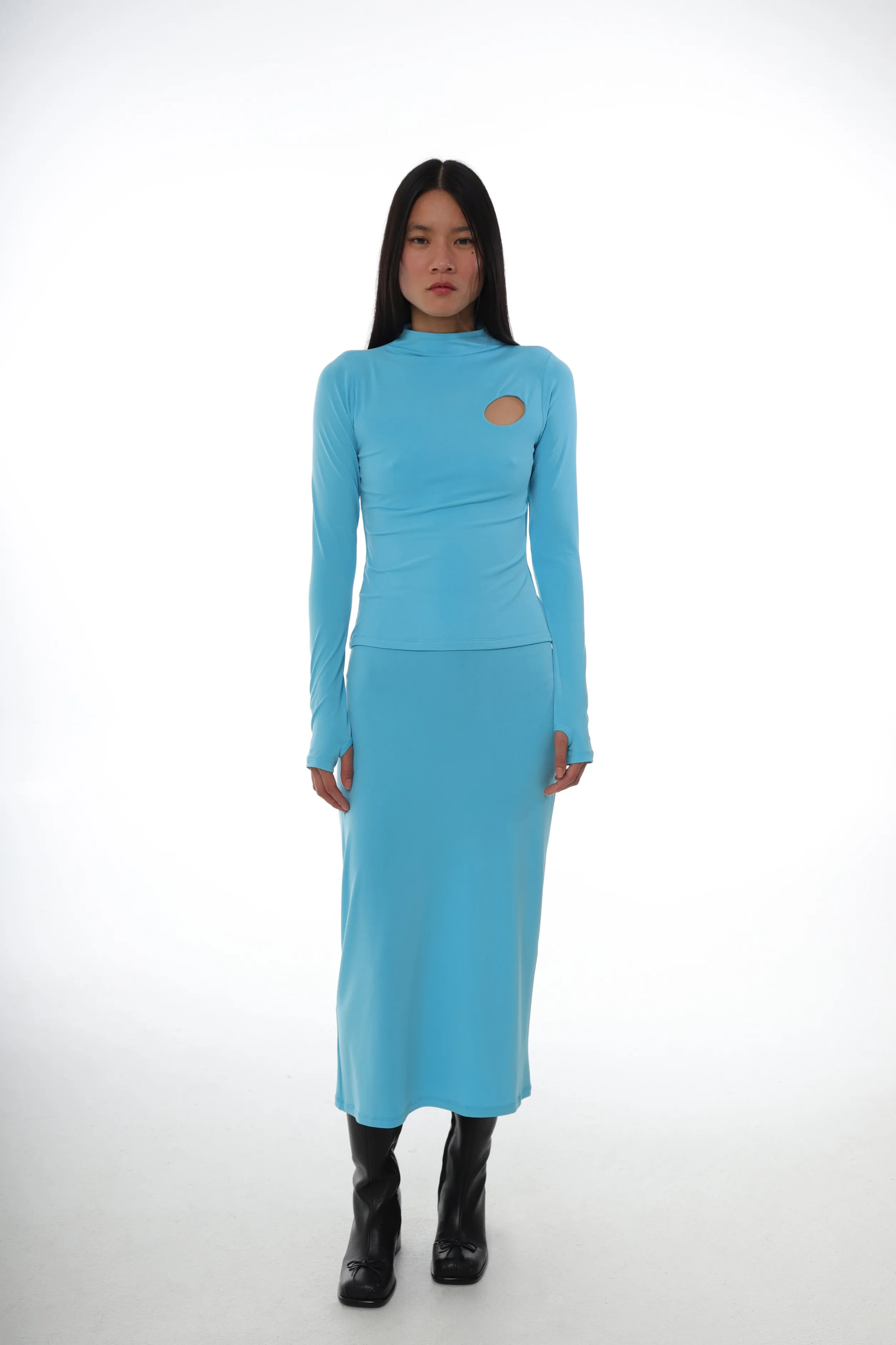 BELLA TOP IN TURQUOISE>SANDY LIANG Outlet