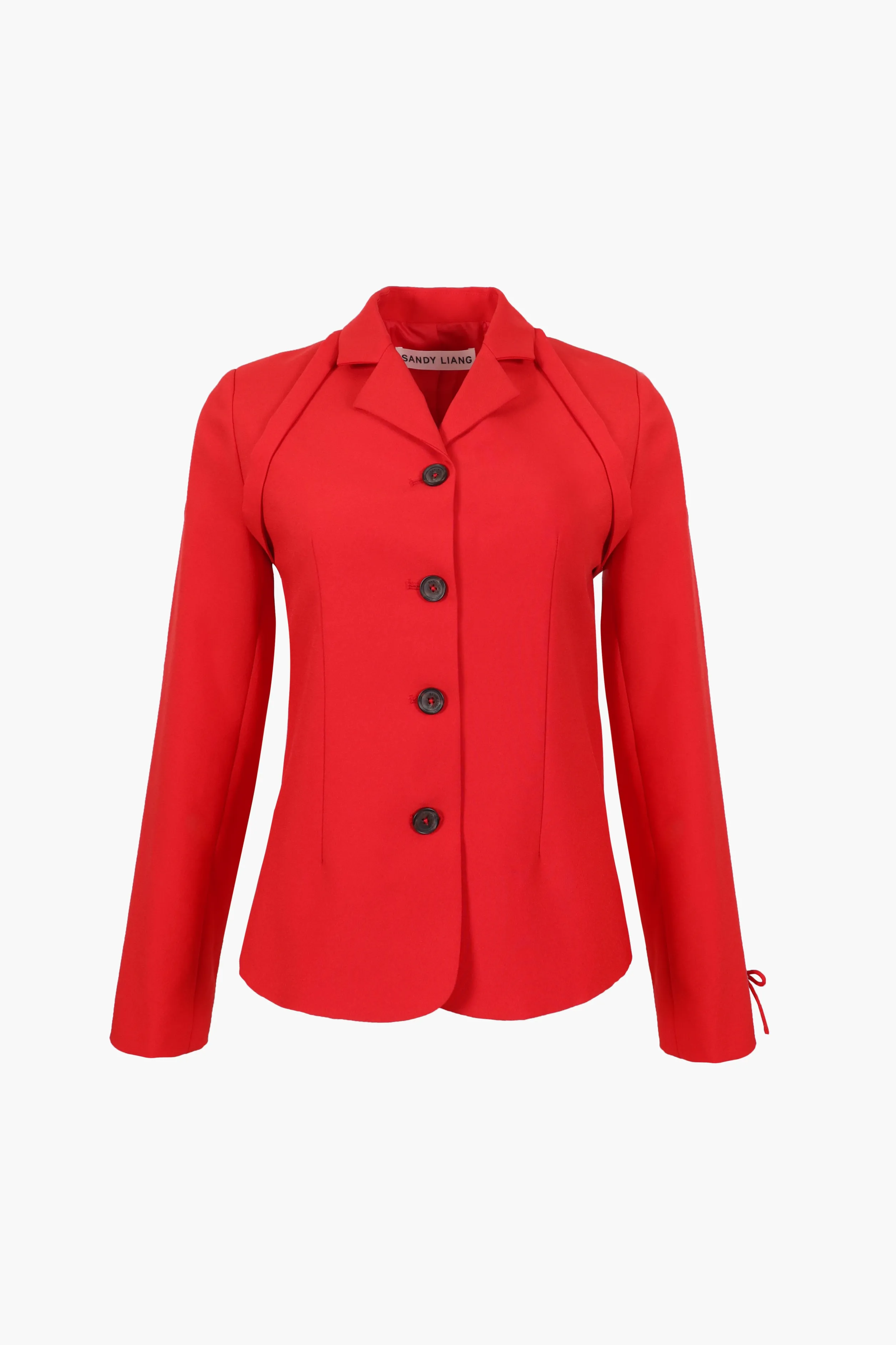 BISCUIT JACKET IN RED>SANDY LIANG Best Sale