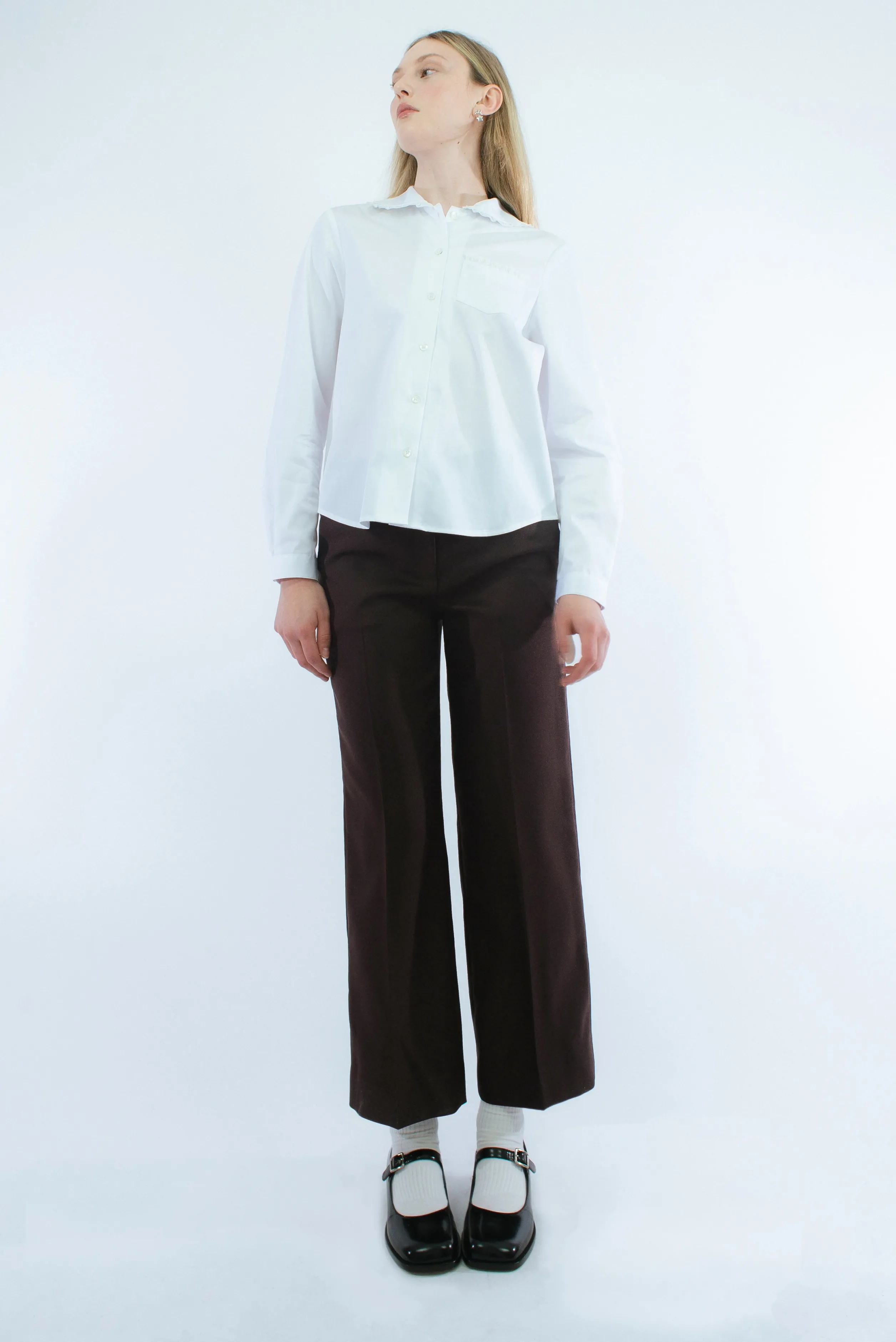 BOXY PANT IN BROWN>SANDY LIANG Outlet