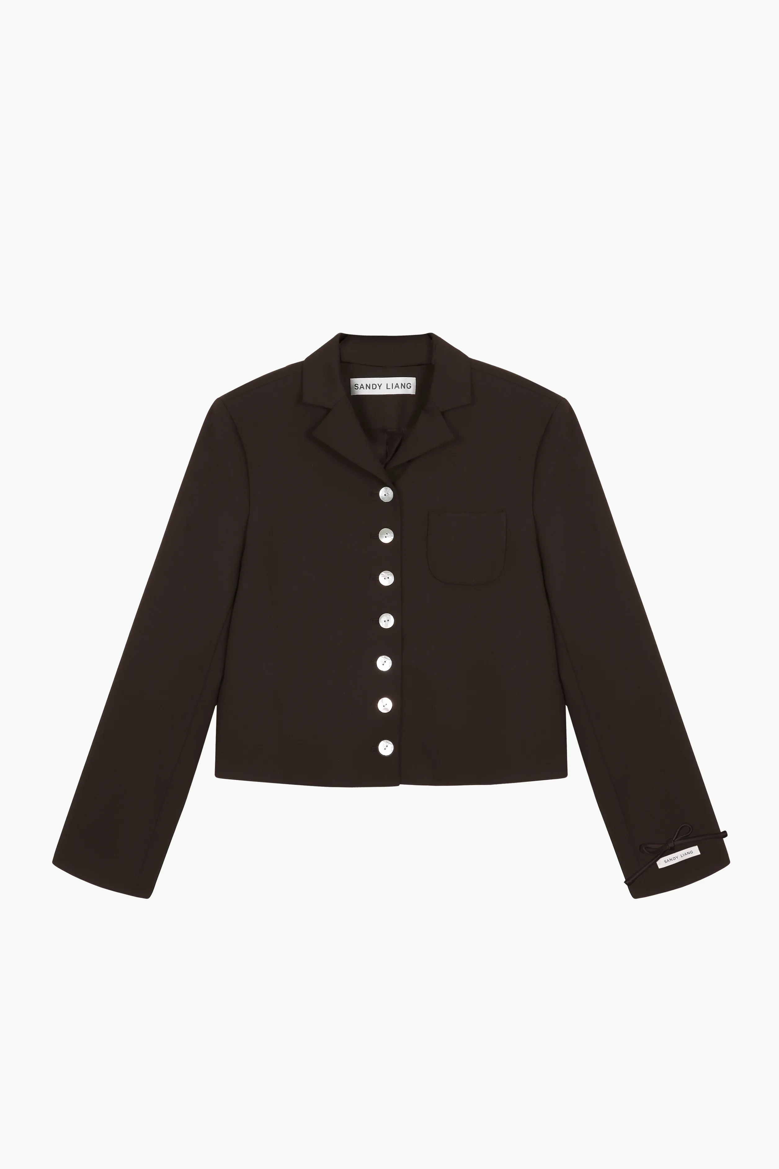 CHARM JACKET IN BROWN>SANDY LIANG Best Sale