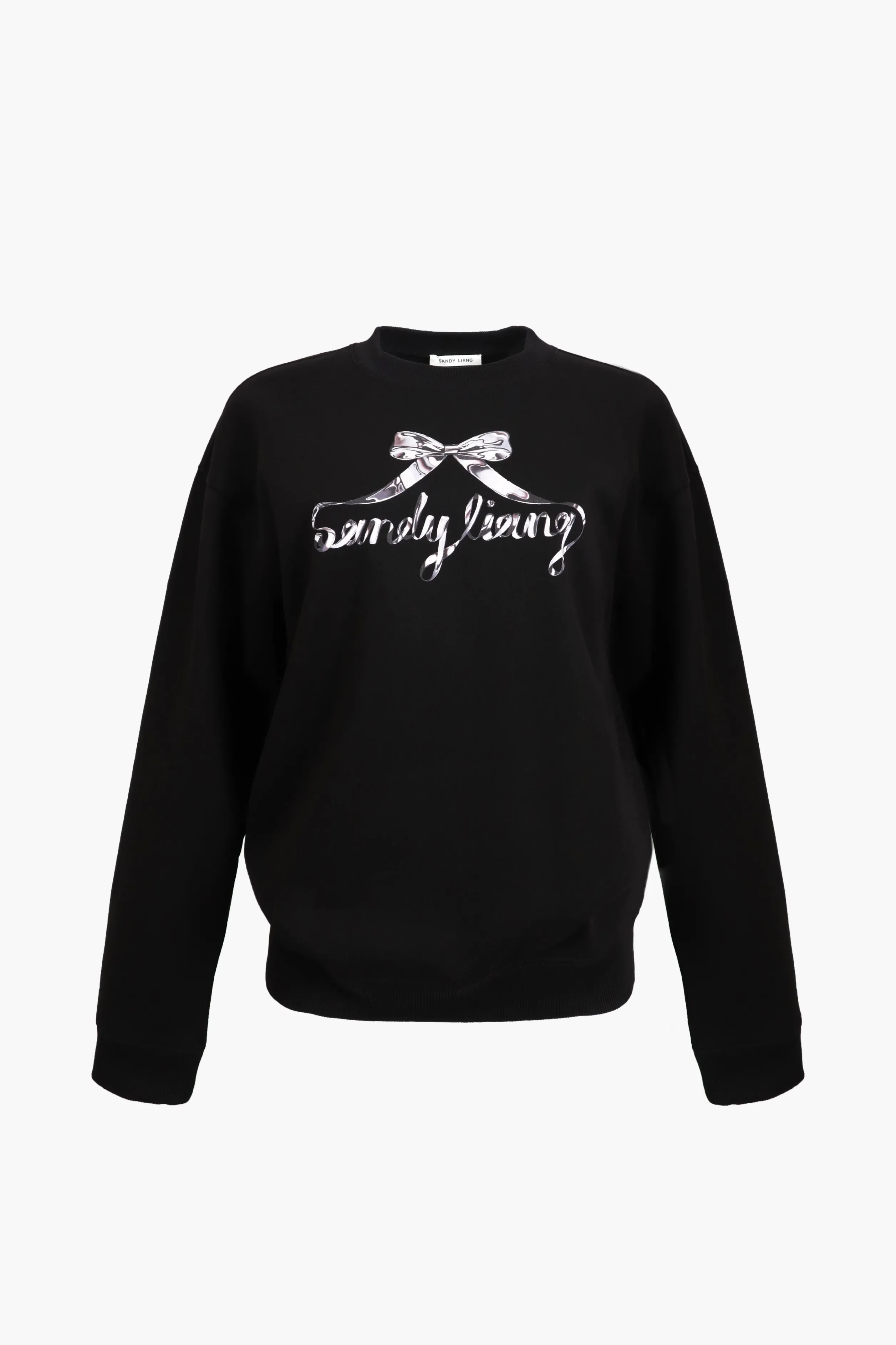 CHROME SWEATSHIRT IN BLACK>SANDY LIANG Cheap