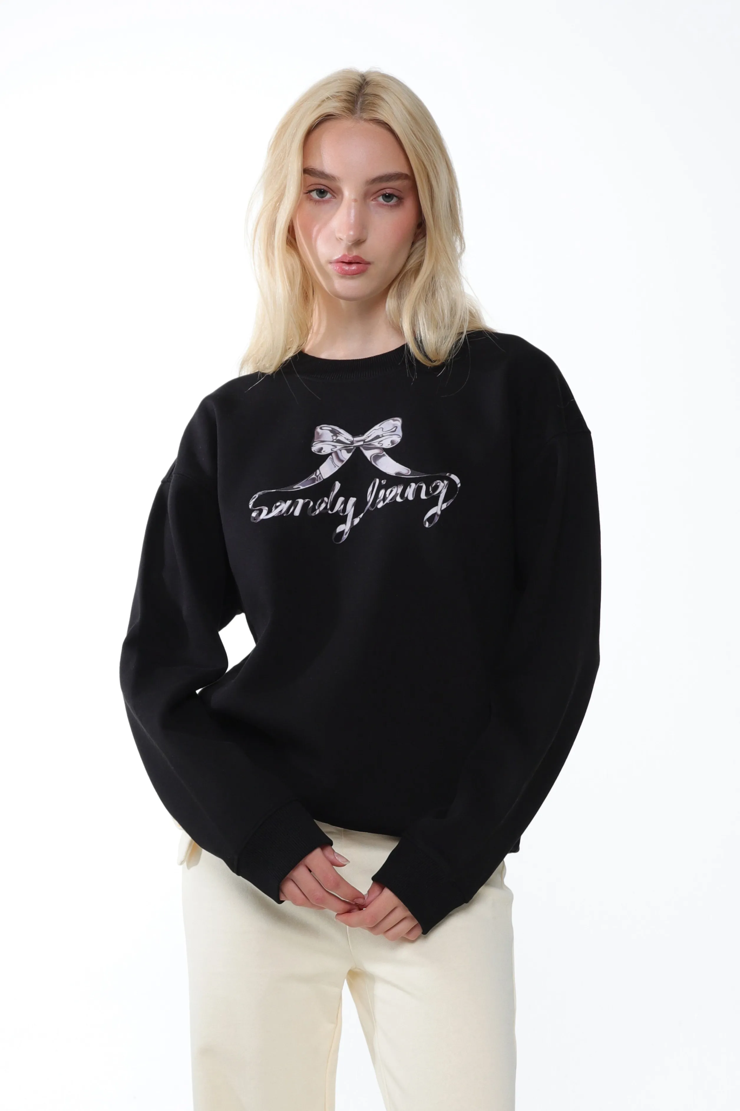 chrome_sweatshirt_in_black_3-1.webp CHROME SWEATSHIRT IN BLACK>SANDY LIANG Cheap