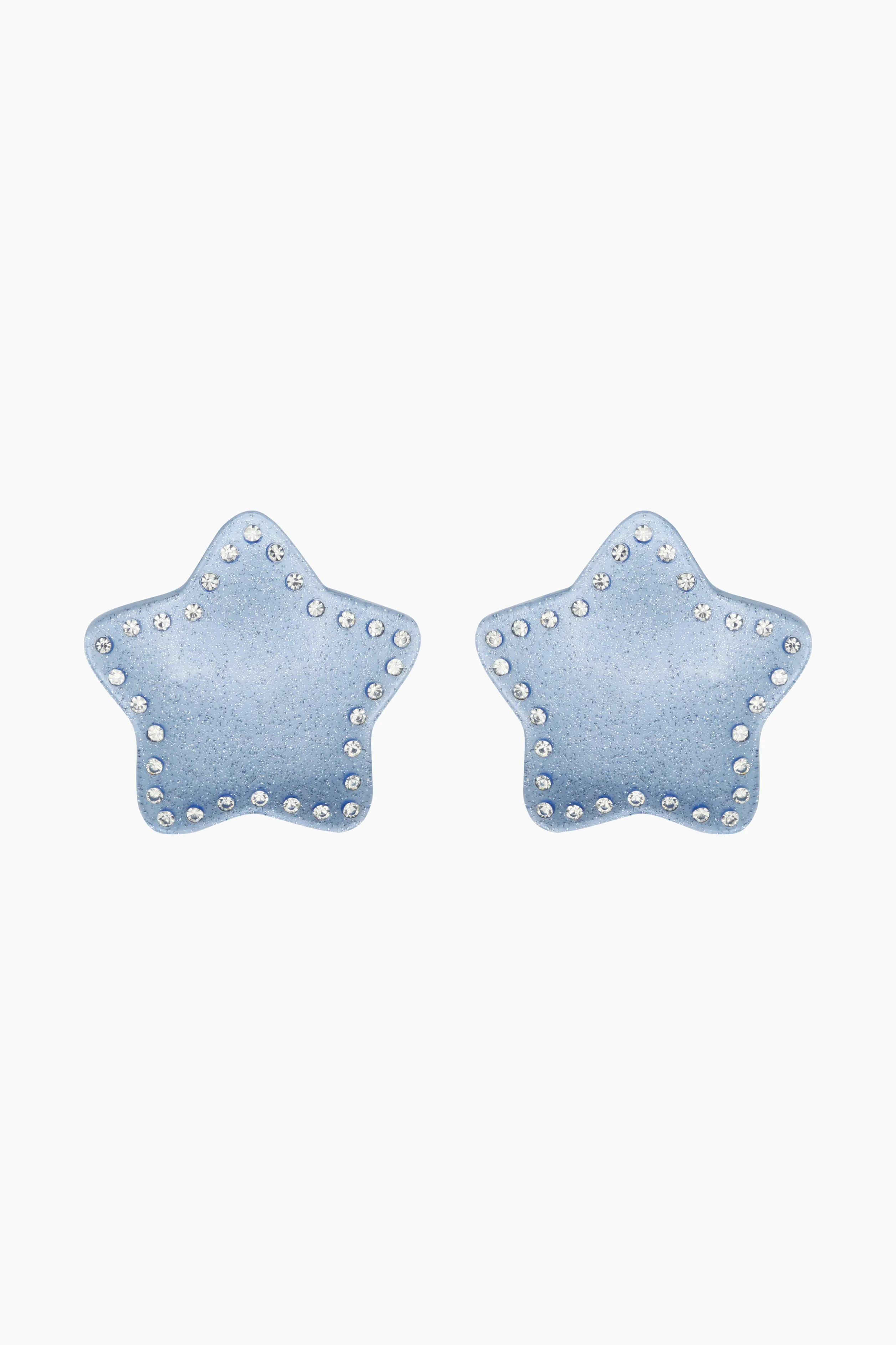 COSMO EARRINGS IN ICE BLUE>SANDY LIANG Cheap