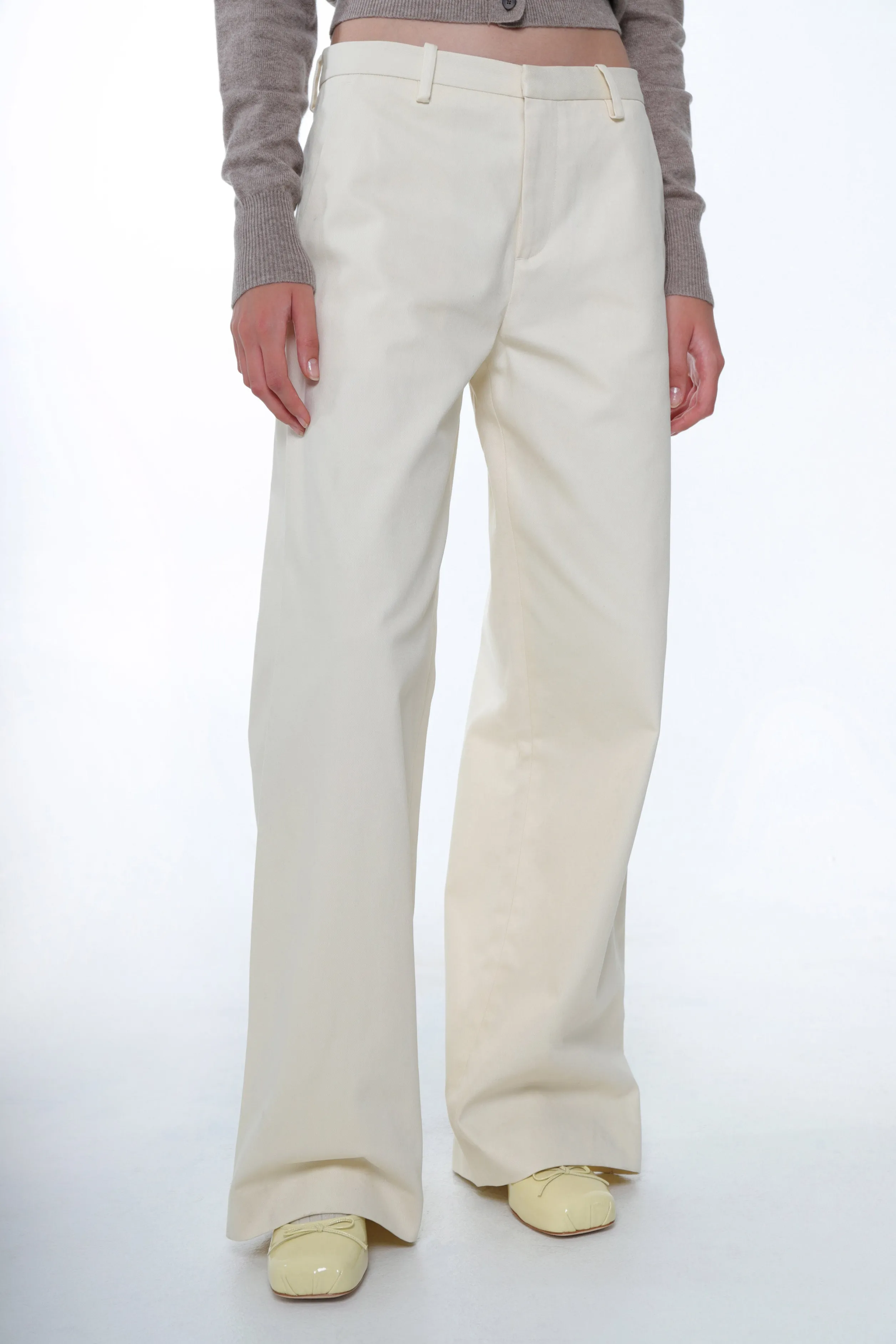 GLASS PANT IN CREAM>SANDY LIANG Clearance