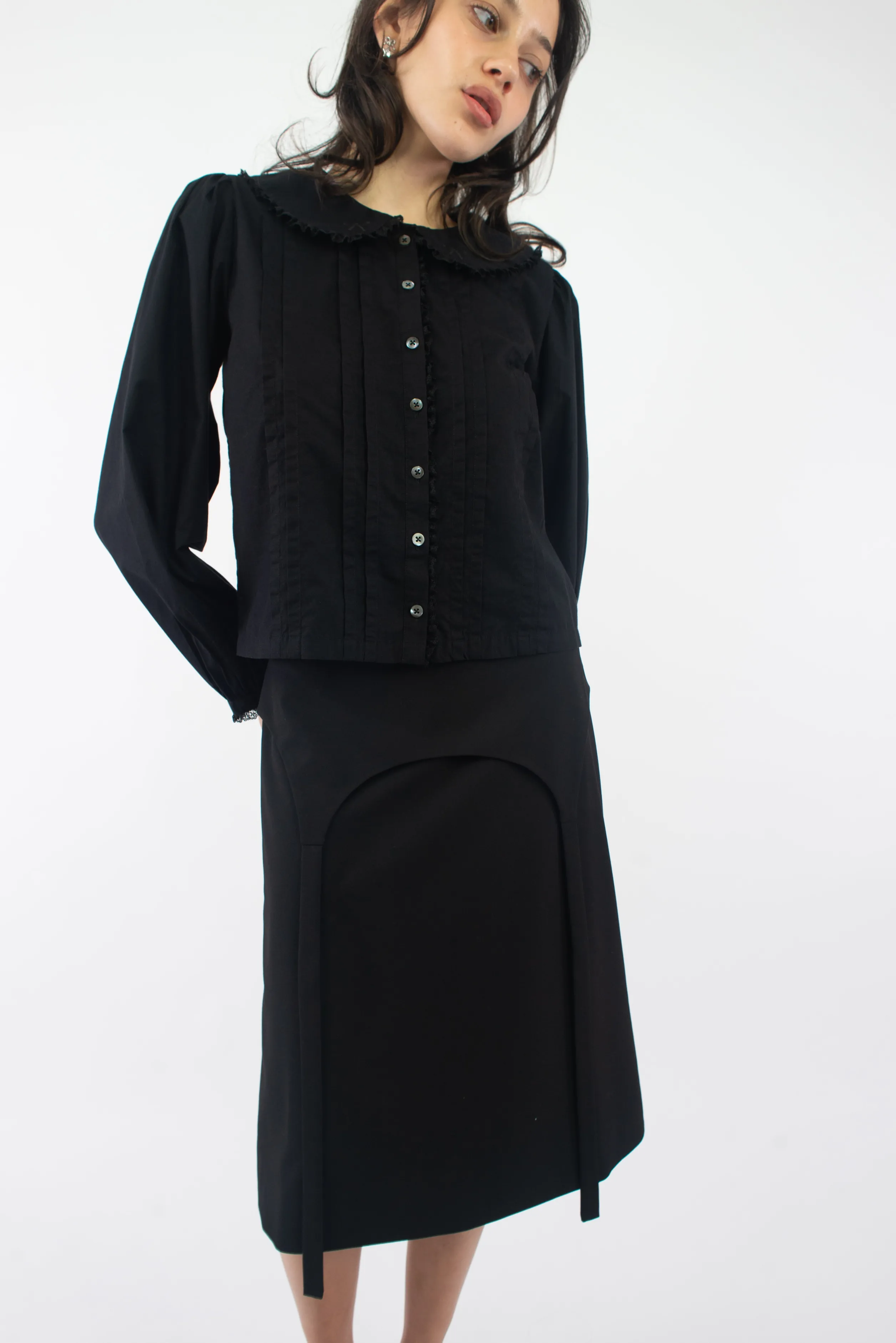 GROVE TOP IN BLACK>SANDY LIANG Clearance