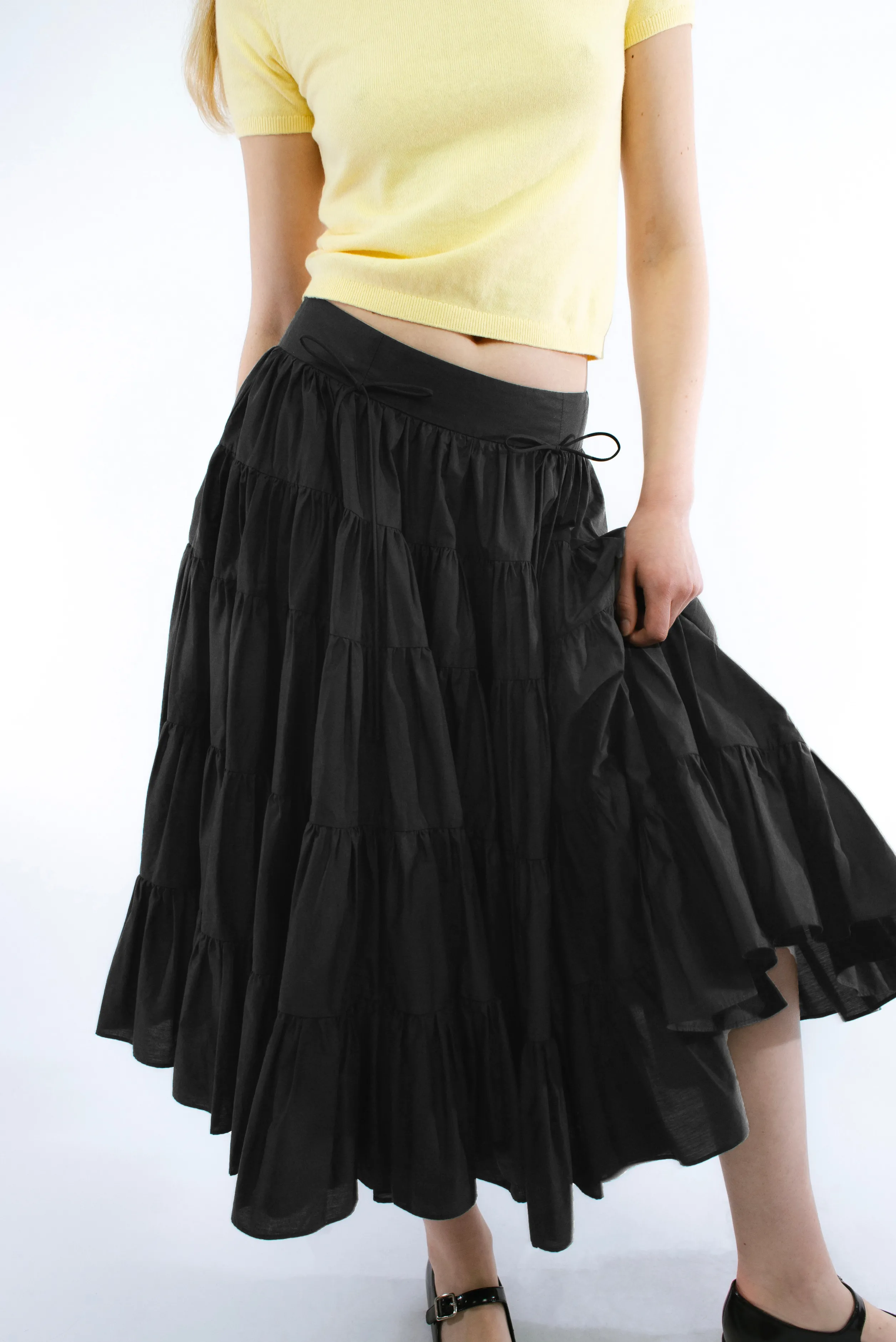 HETTI SKIRT IN BLACK>SANDY LIANG Outlet