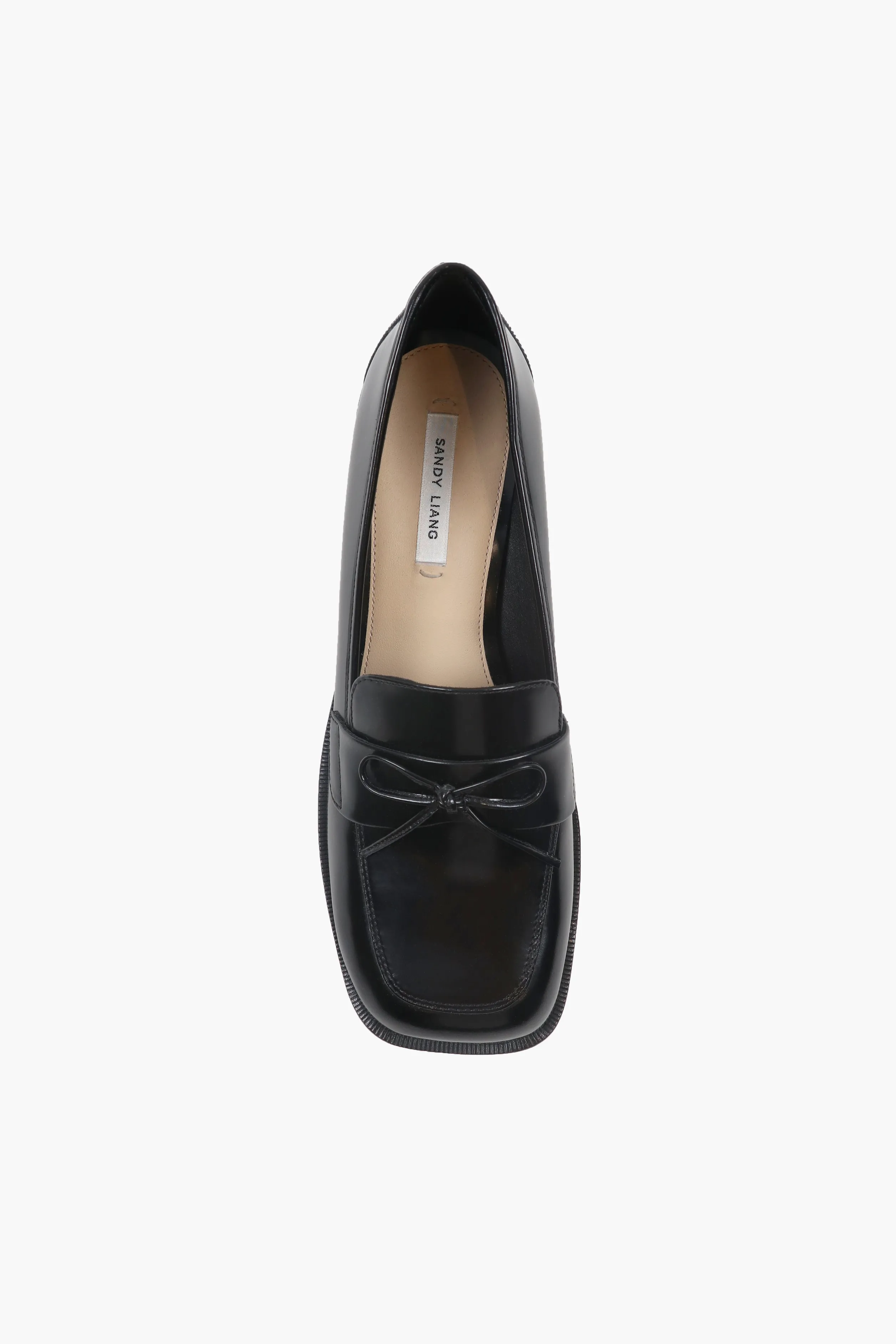 LOAFER IN BLACK SPAZZOLATO>SANDY LIANG New