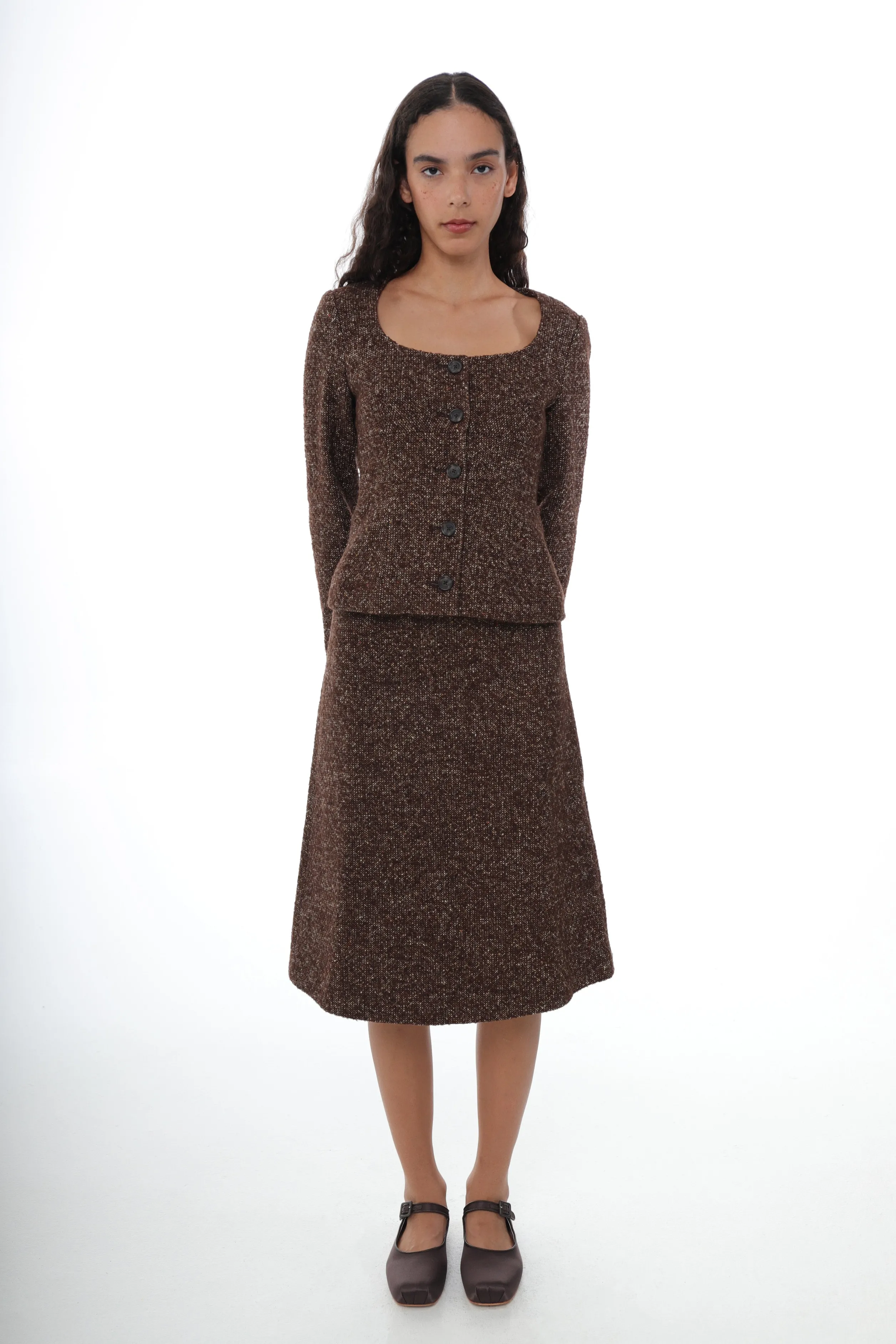 MERCURY SKIRT IN ESPRESSO>SANDY LIANG Clearance