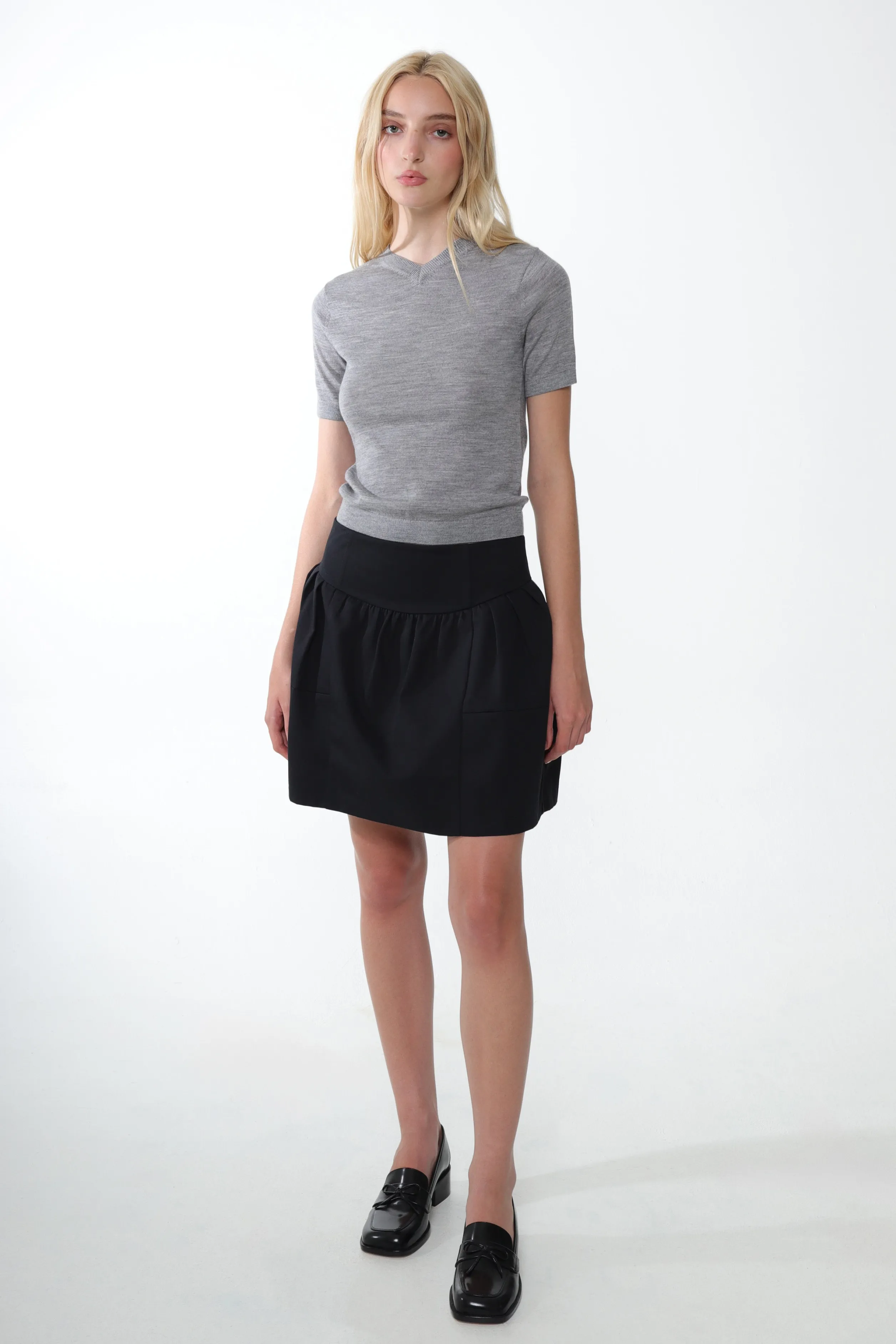 NARDINI SKIRT IN BLACK>SANDY LIANG Flash Sale