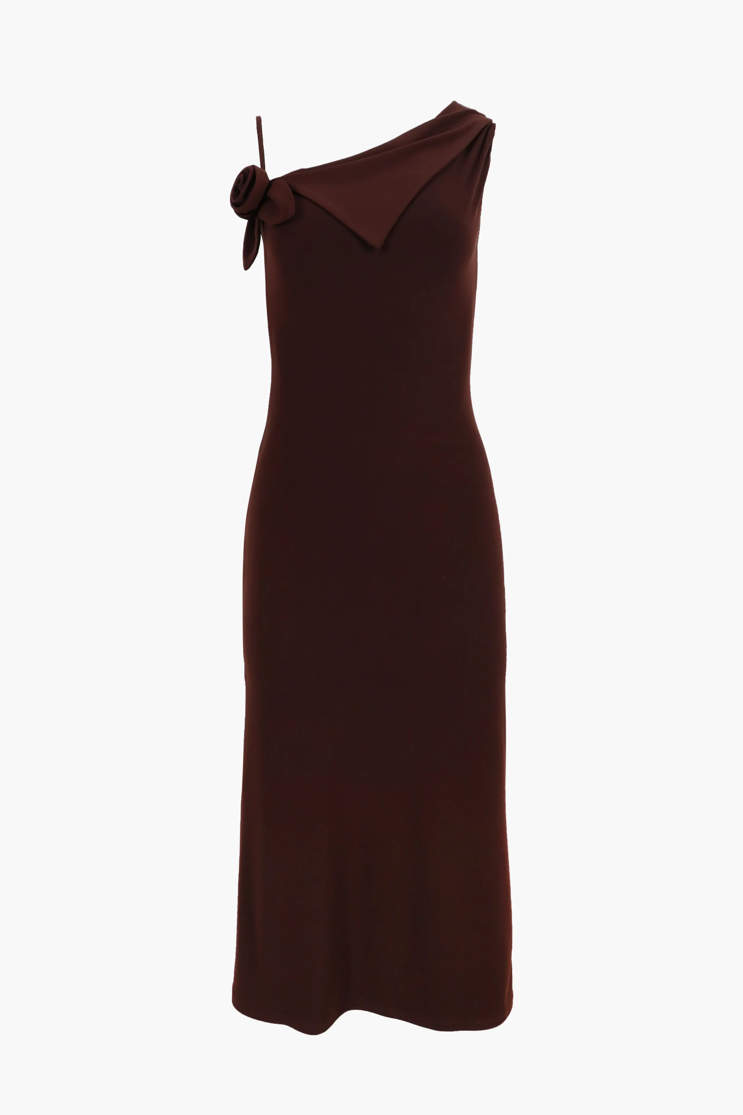 OTTER DRESS IN DARK BROWN>SANDY LIANG Online
