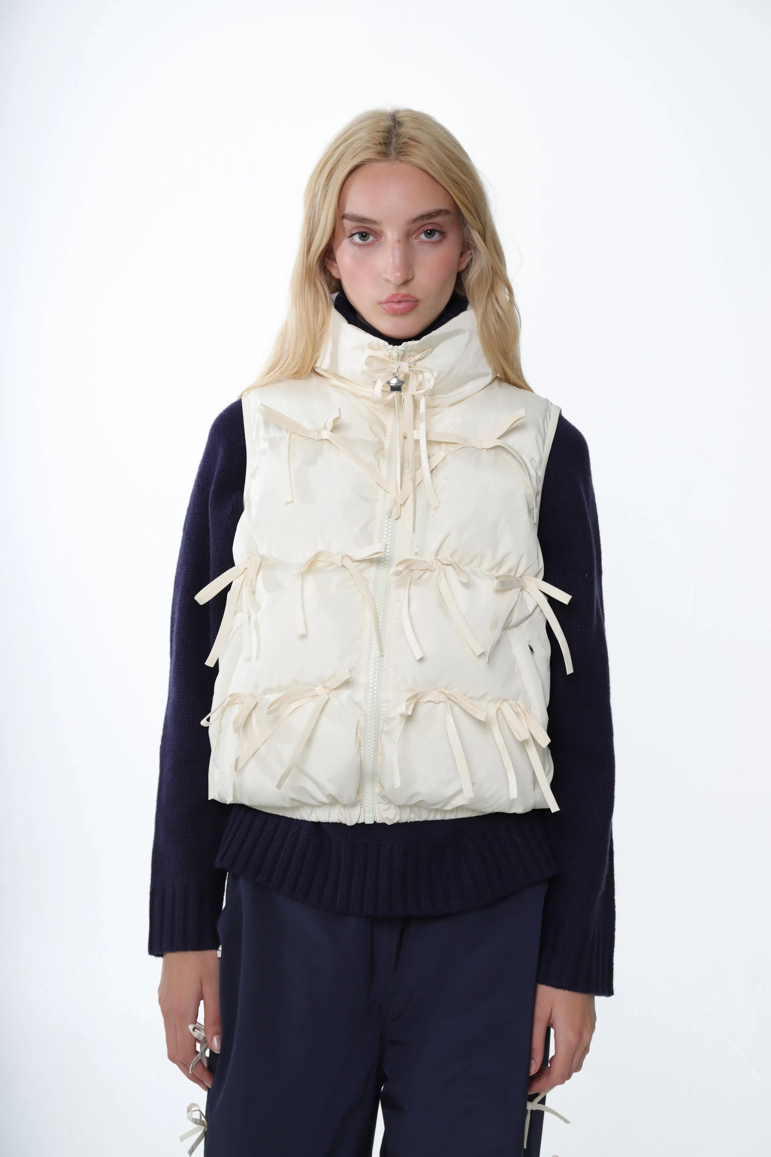 PATRO VEST IN IVORY>SANDY LIANG New