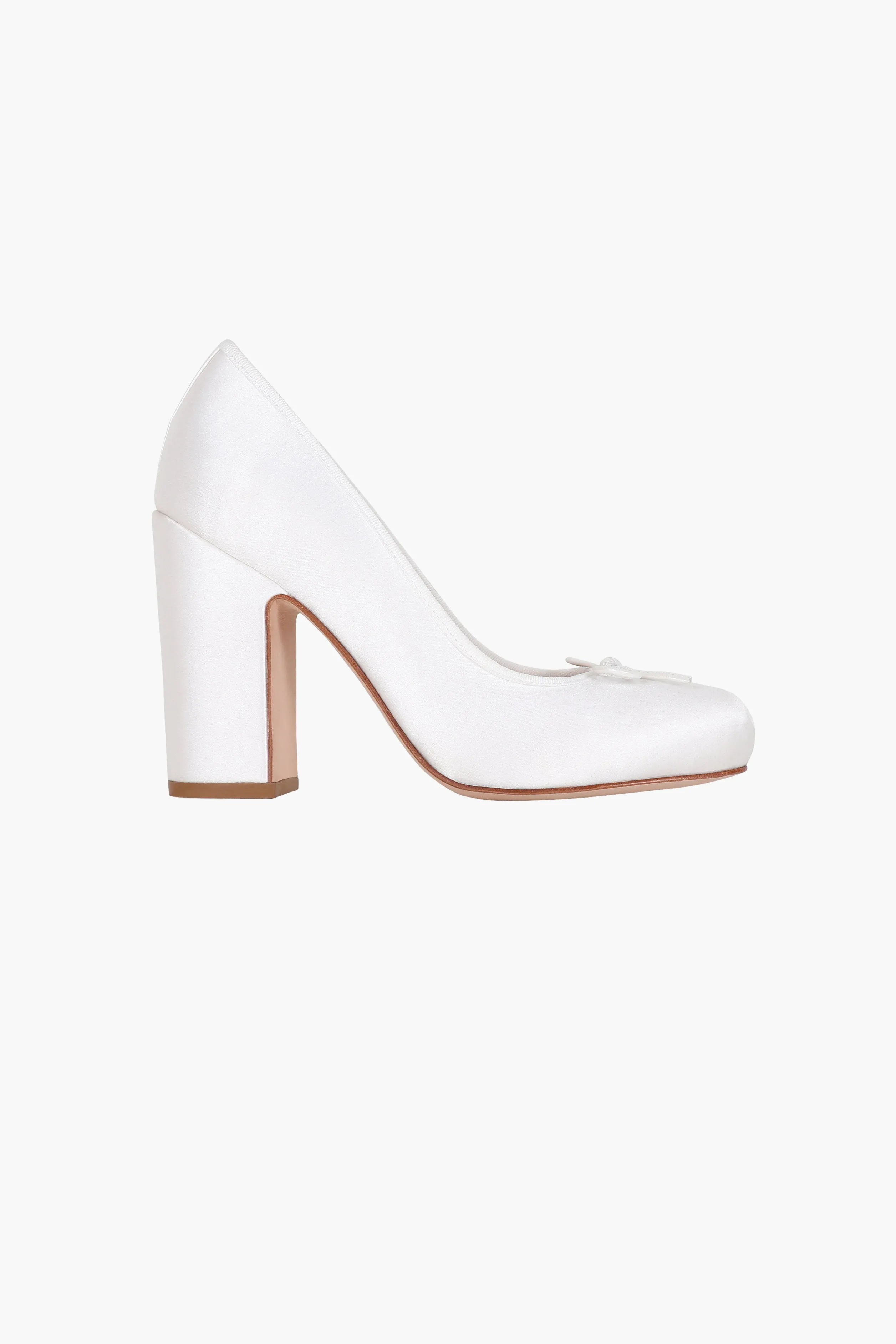 POINTE PUMP 100 IN PEARL SATIN>SANDY LIANG Best Sale