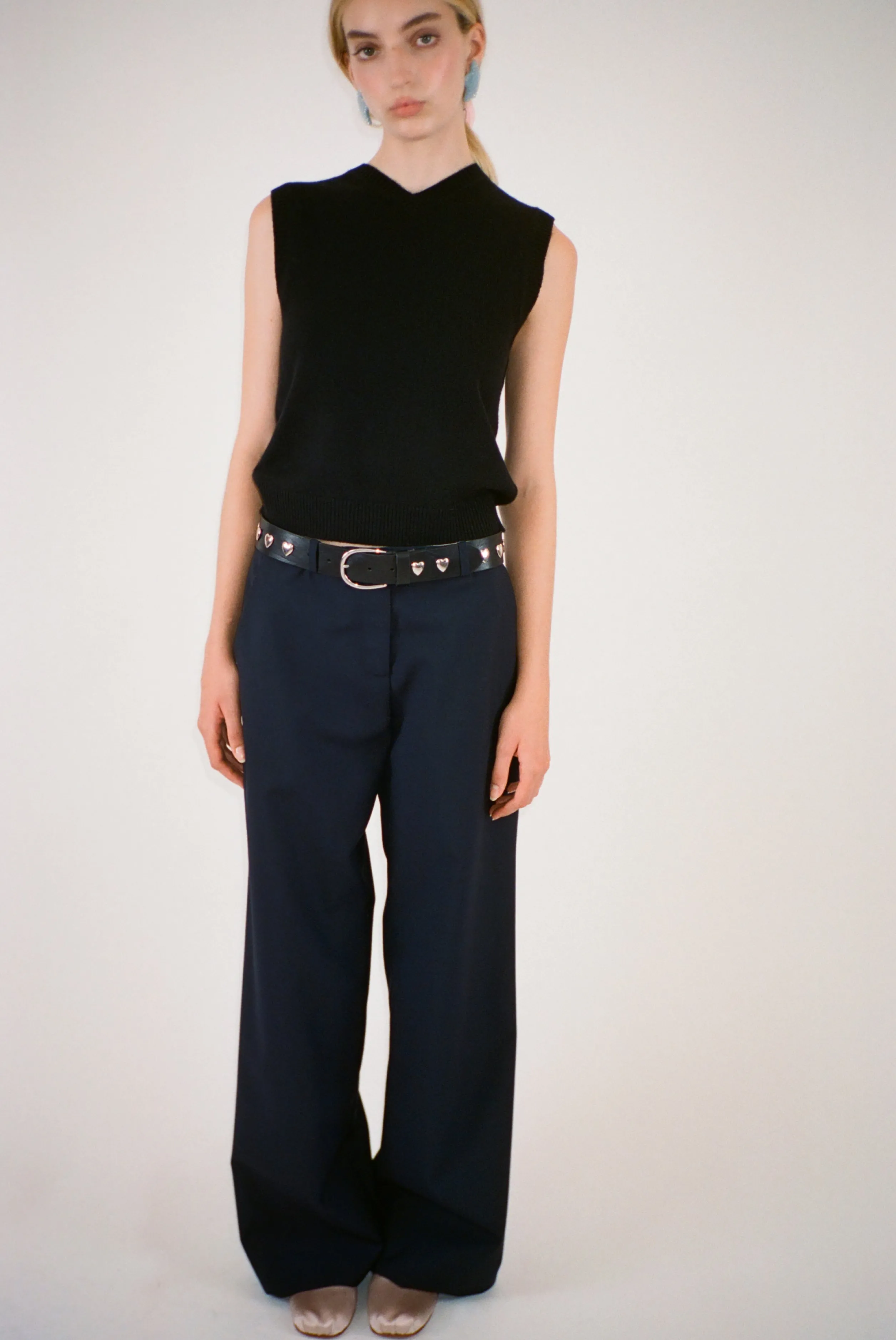 RIVETTO BELT IN SILVER>SANDY LIANG Cheap