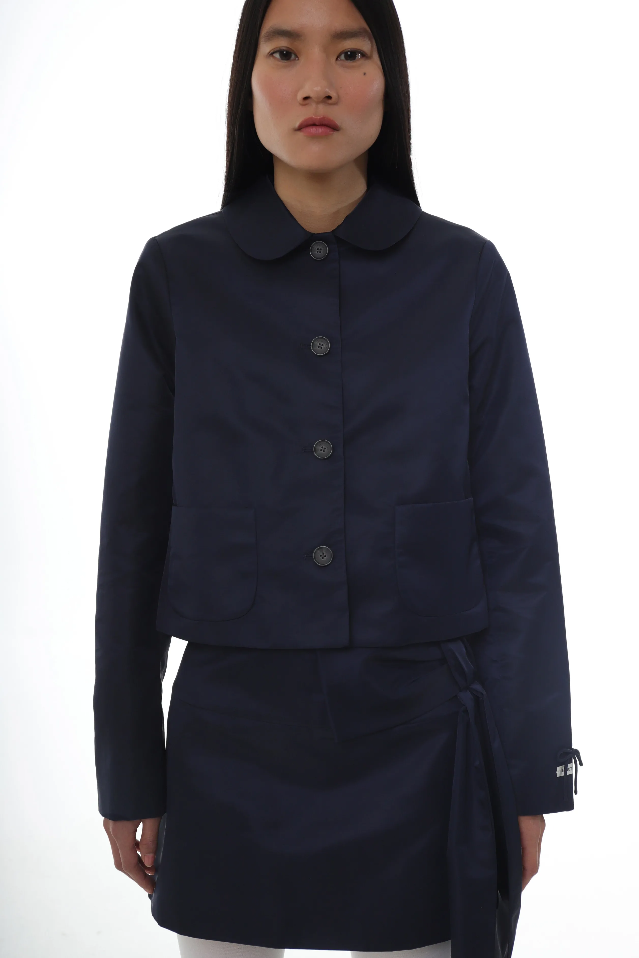 SHELBY JACKET IN NAVY>SANDY LIANG Hot