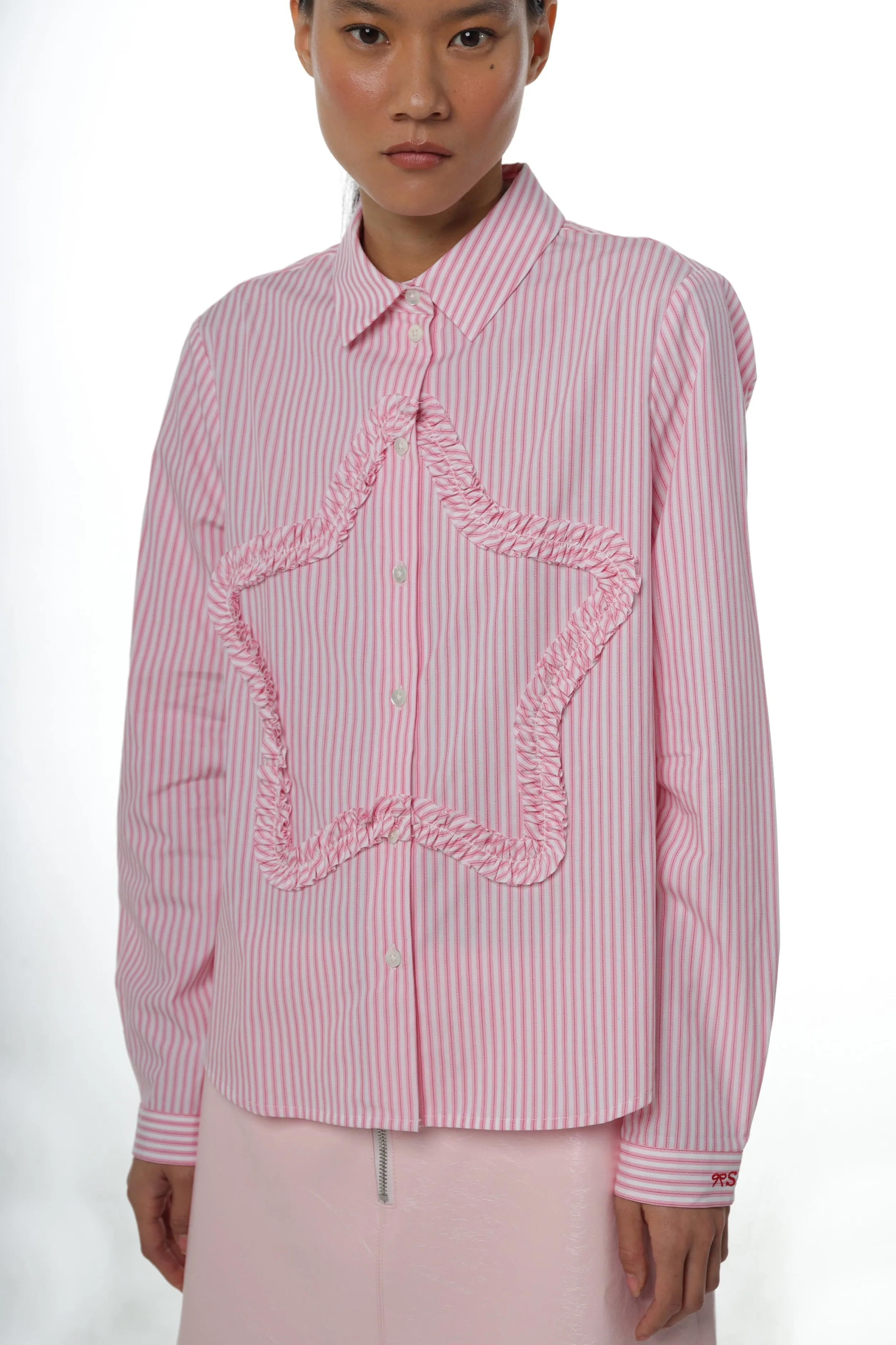SIRIUS SHIRT IN PINK STRIPE>SANDY LIANG Discount
