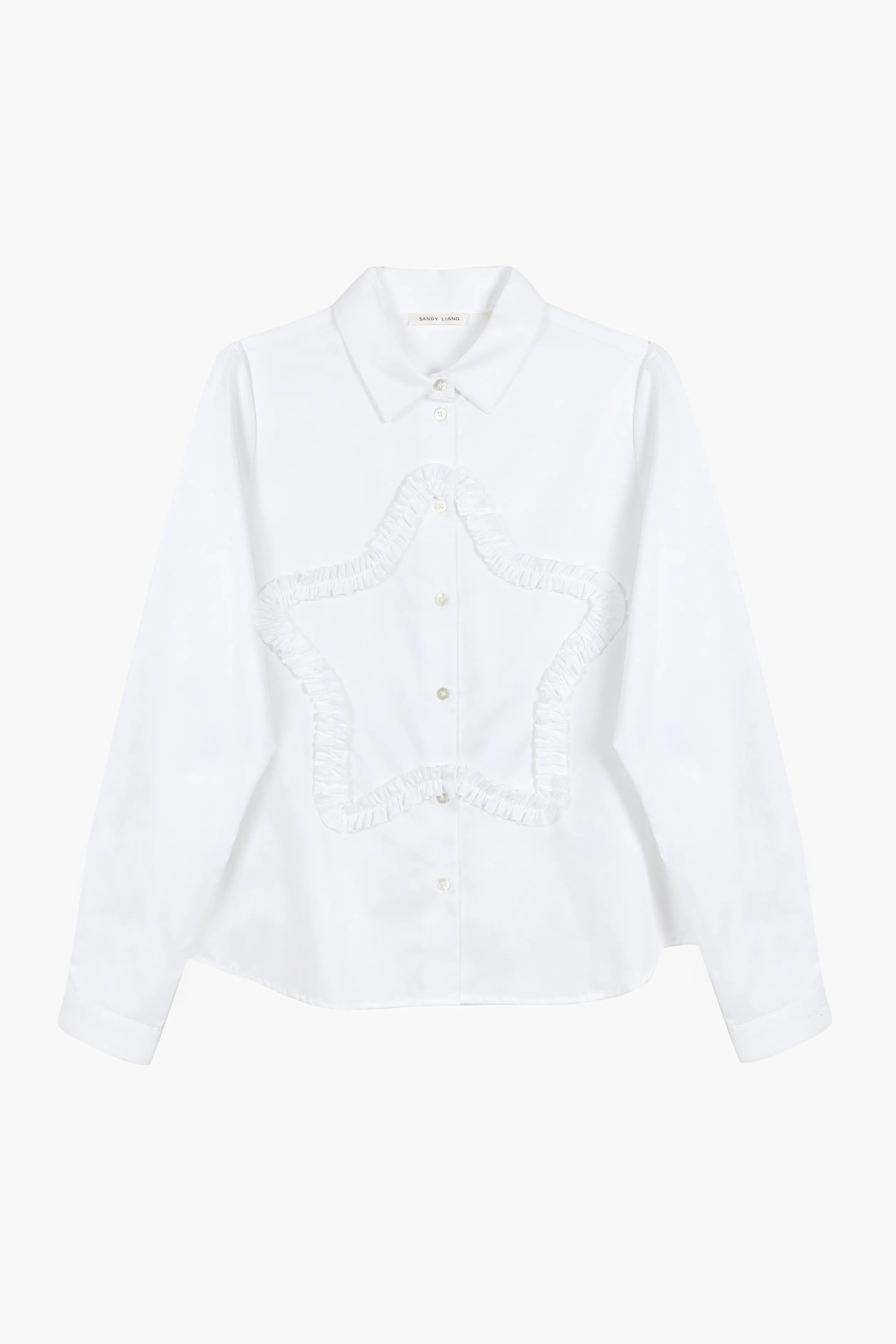 SIRIUS SHIRT IN WHITE>SANDY LIANG Fashion