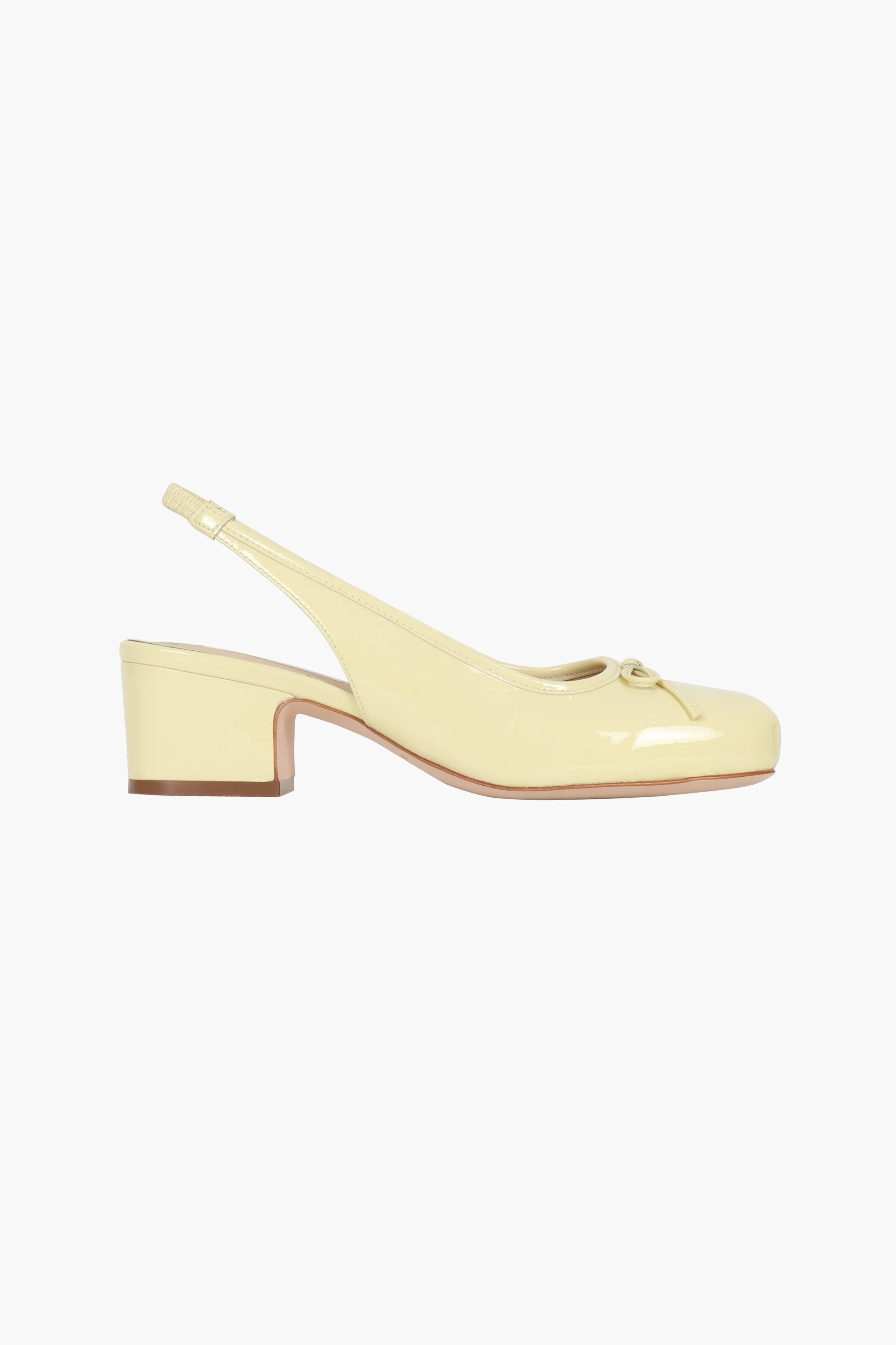 SLINGBACK 45 IN BUTTER PATENT>SANDY LIANG Flash Sale