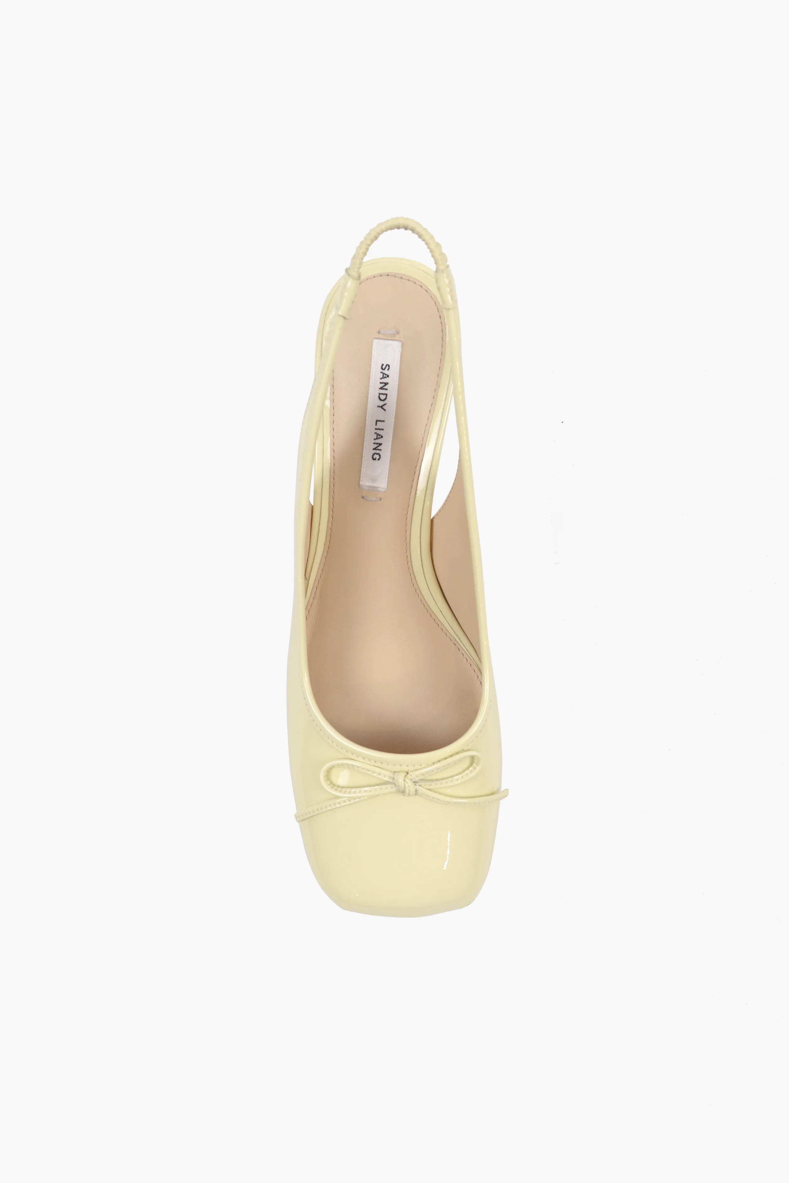 SLINGBACK 45 IN BUTTER PATENT>SANDY LIANG Flash Sale