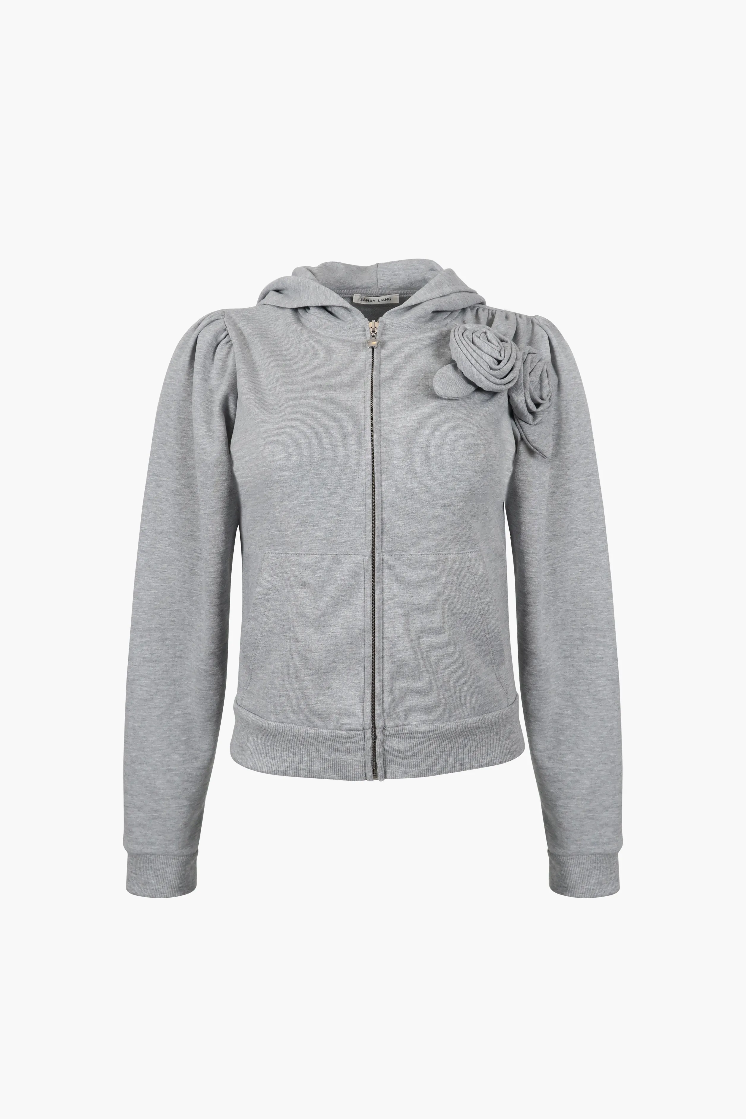 SOOKIE HOODIE IN HEATHER GREY>SANDY LIANG Hot
