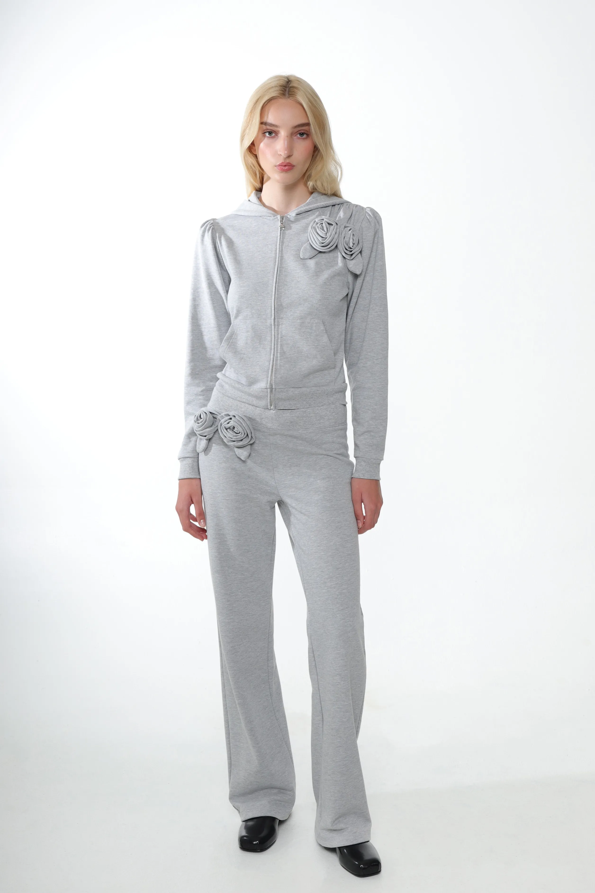 SOOKIE HOODIE IN HEATHER GREY>SANDY LIANG Hot