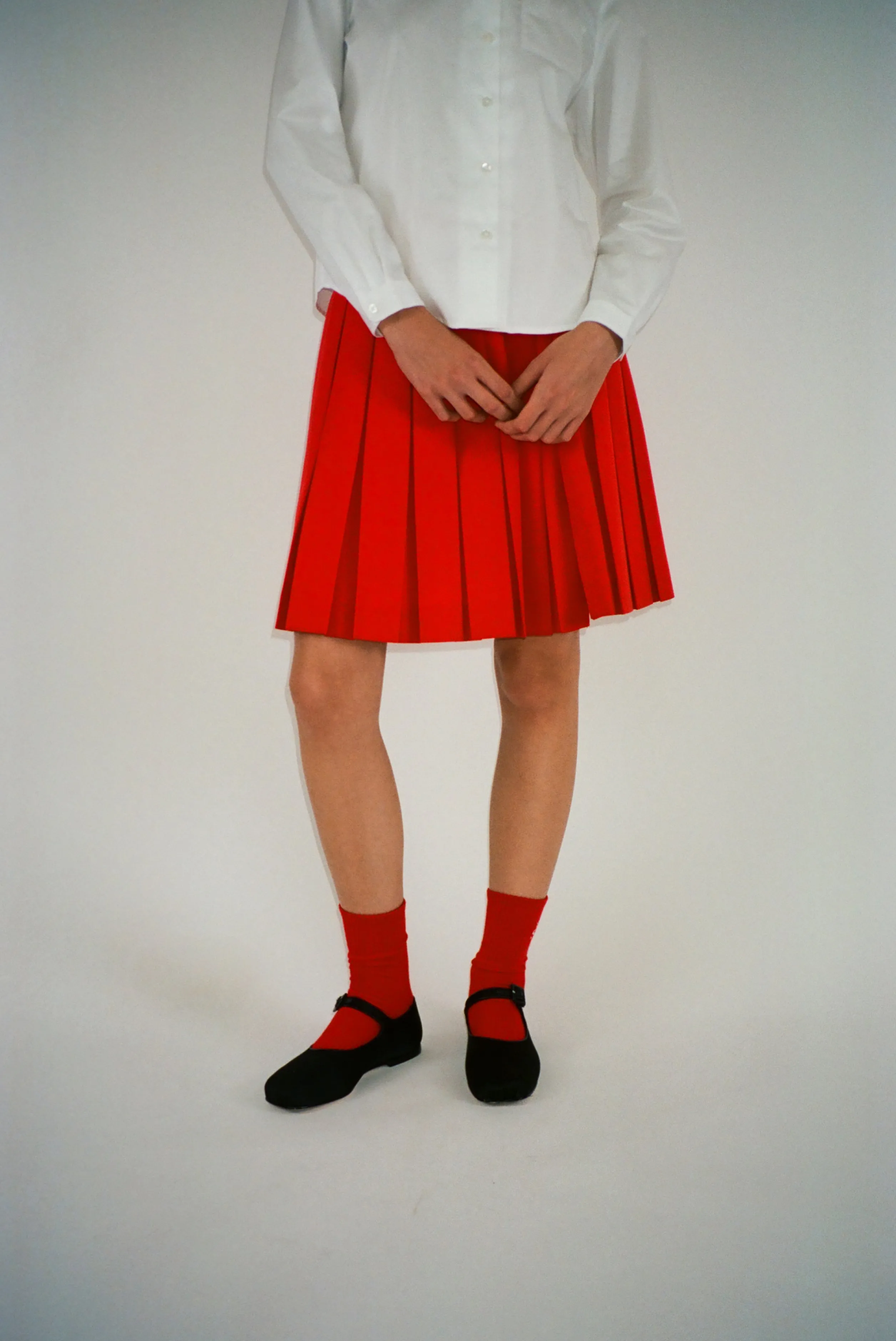 SPORT MONOGRAM SOCK IN RED>SANDY LIANG Online