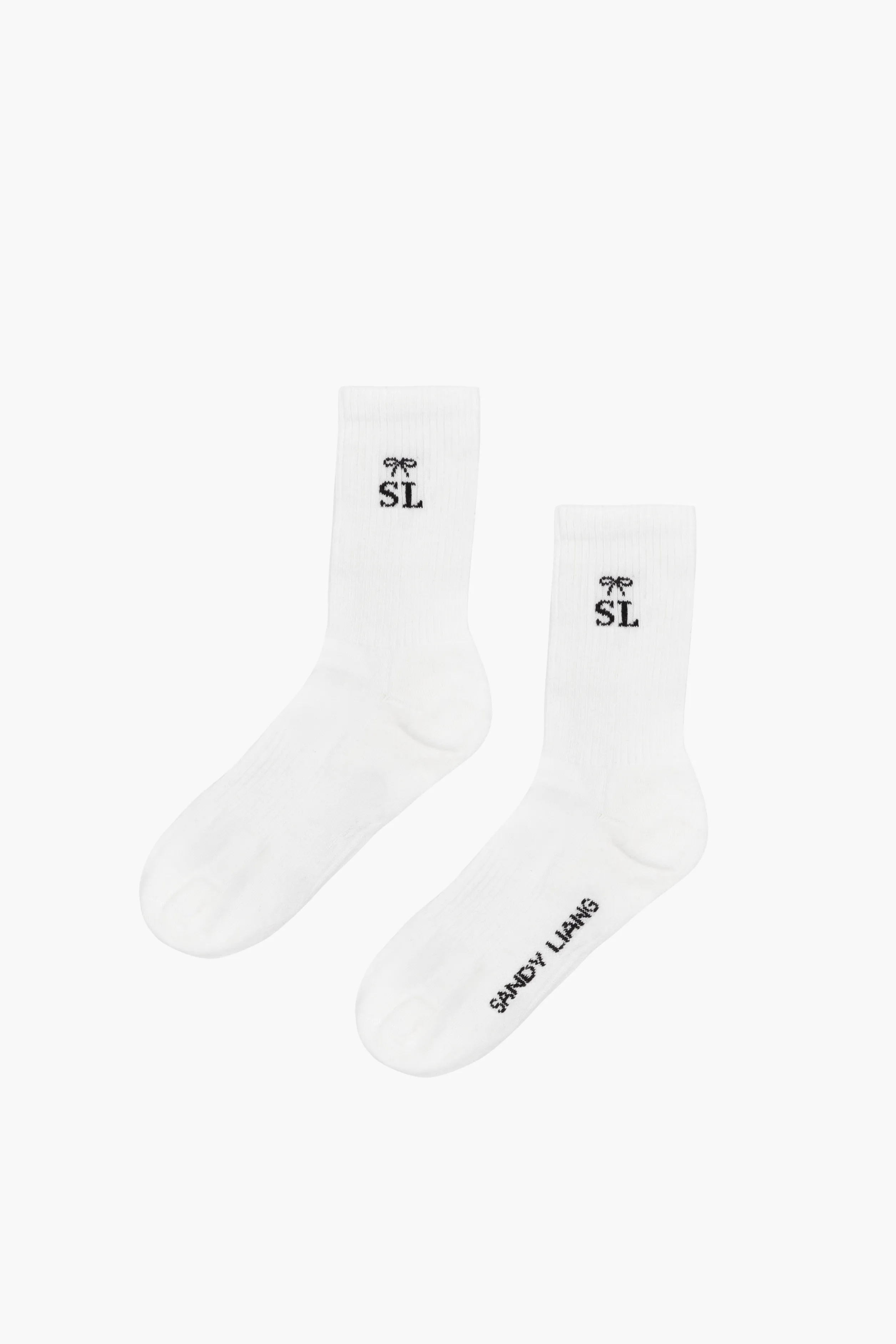 SPORT MONOGRAM SOCK IN WHITE>SANDY LIANG Best Sale