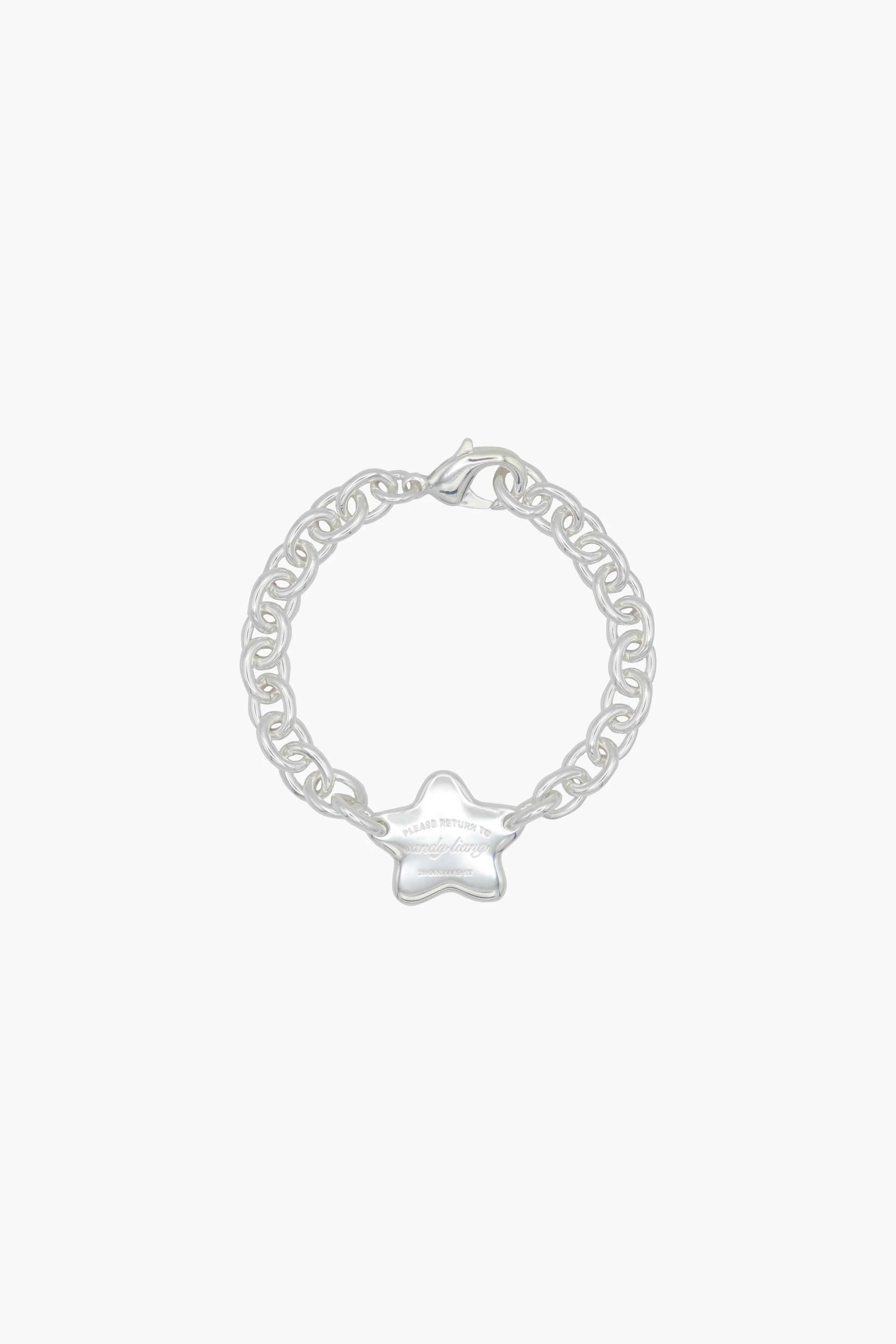 STAR CHARM BRACELET IN SILVER>SANDY LIANG Cheap