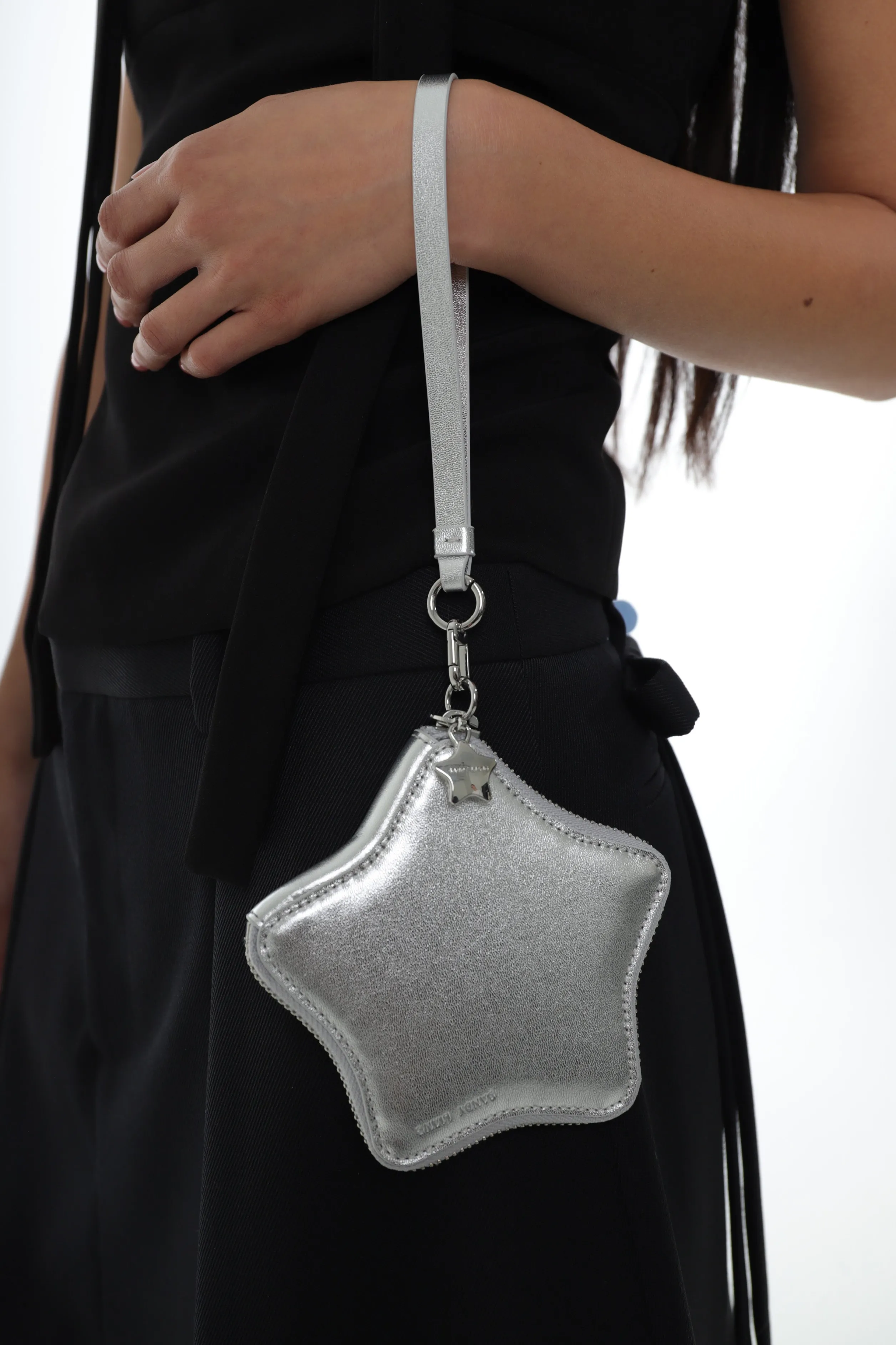 STAR POUCH IN SILVER>SANDY LIANG Online