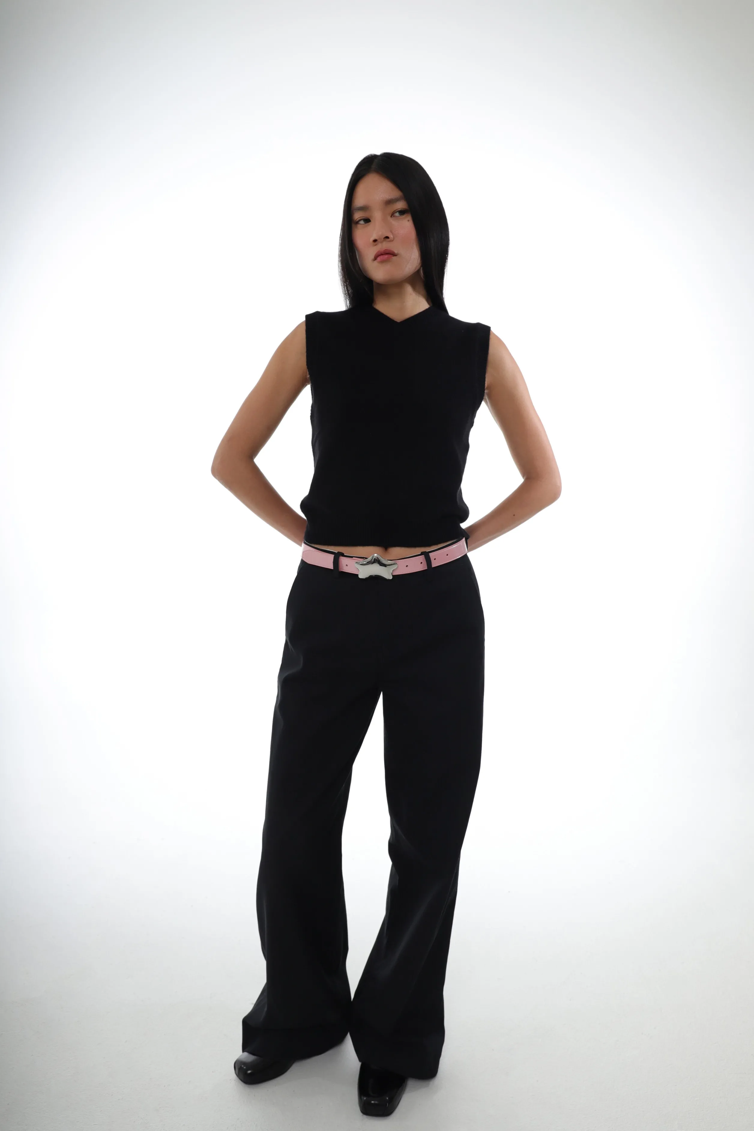 STARRY BELT IN METALLIC PINK>SANDY LIANG Sale