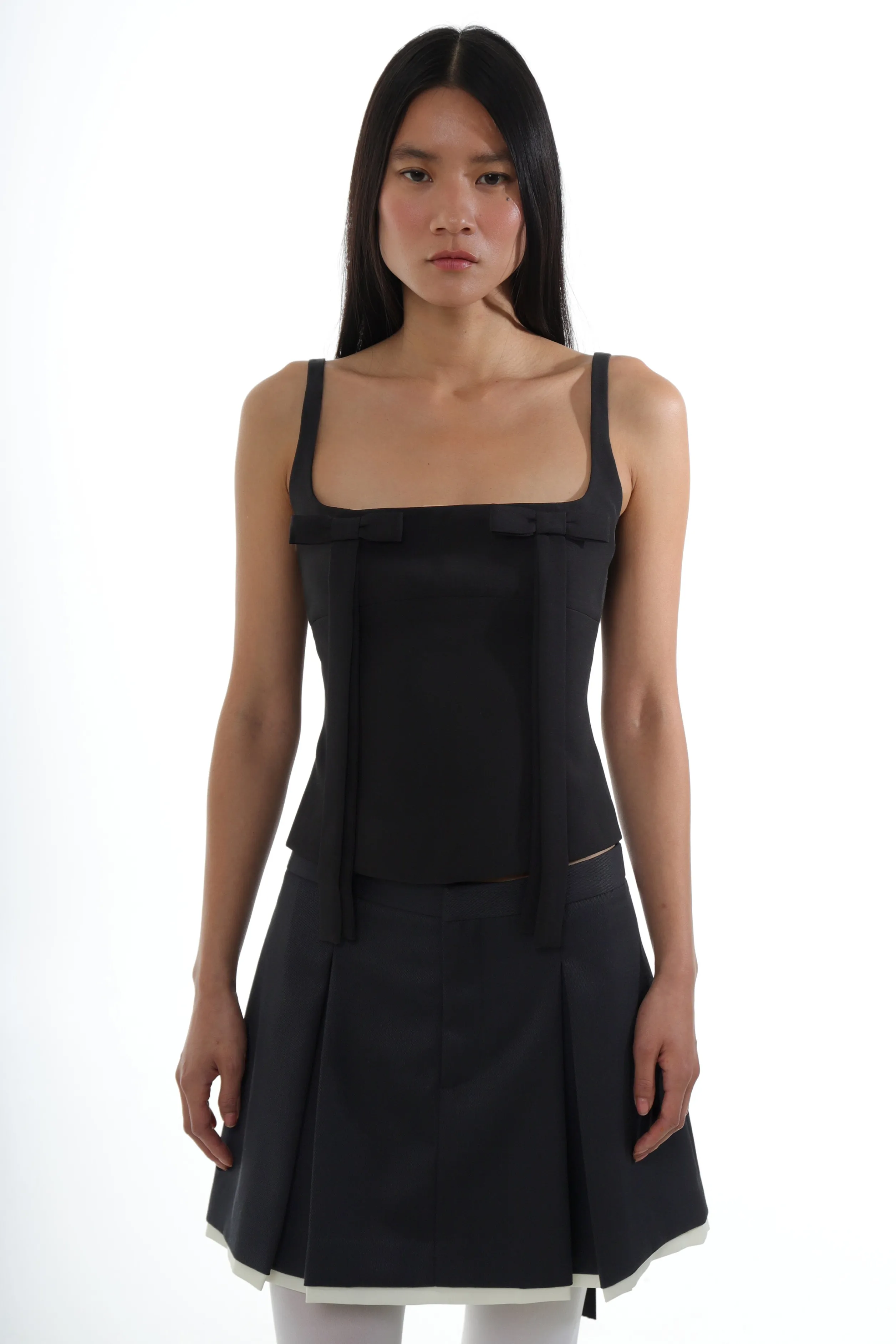 TEACUP TANK IN BLACK>SANDY LIANG Clearance