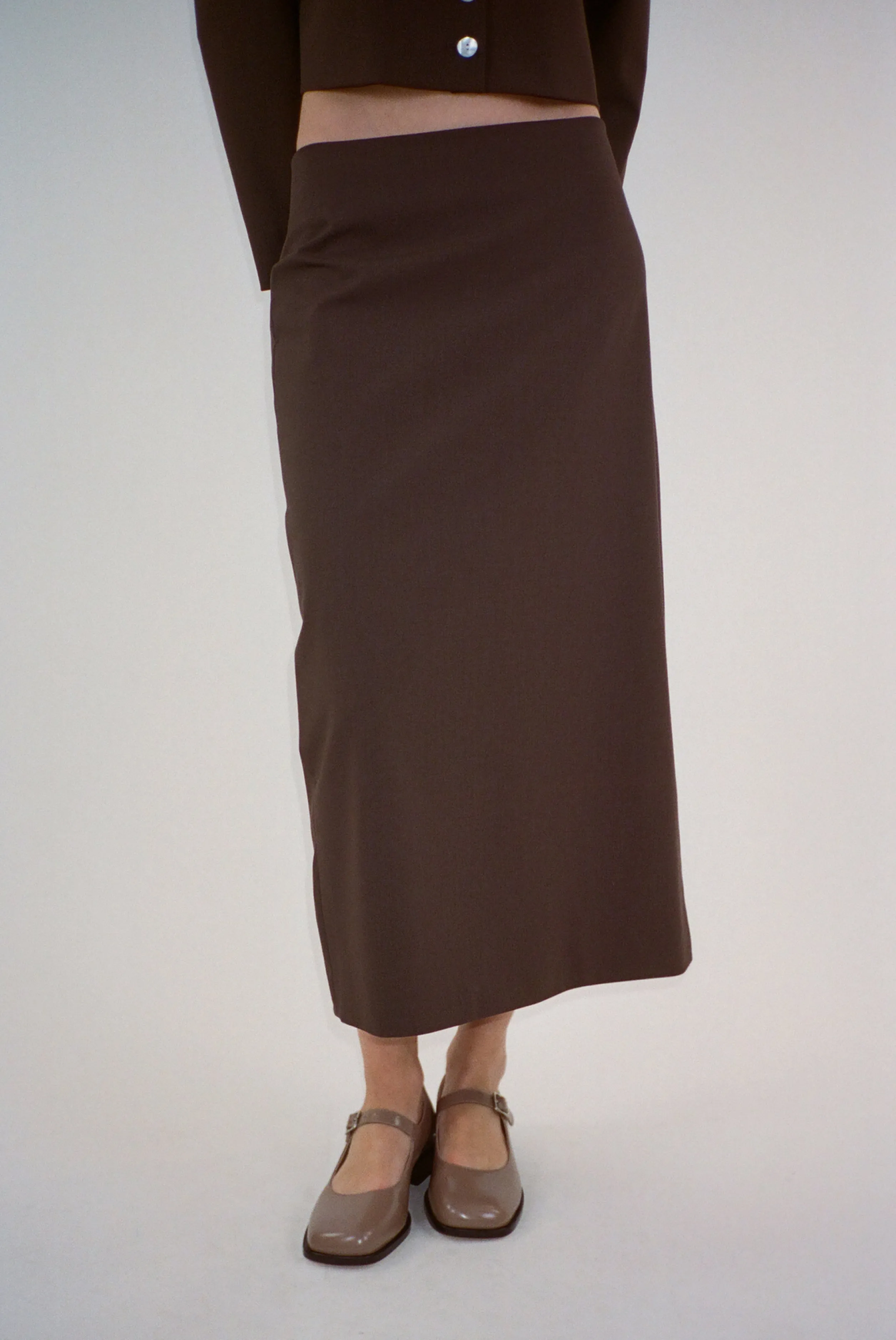 TOES SKIRT IN BROWN>SANDY LIANG Shop