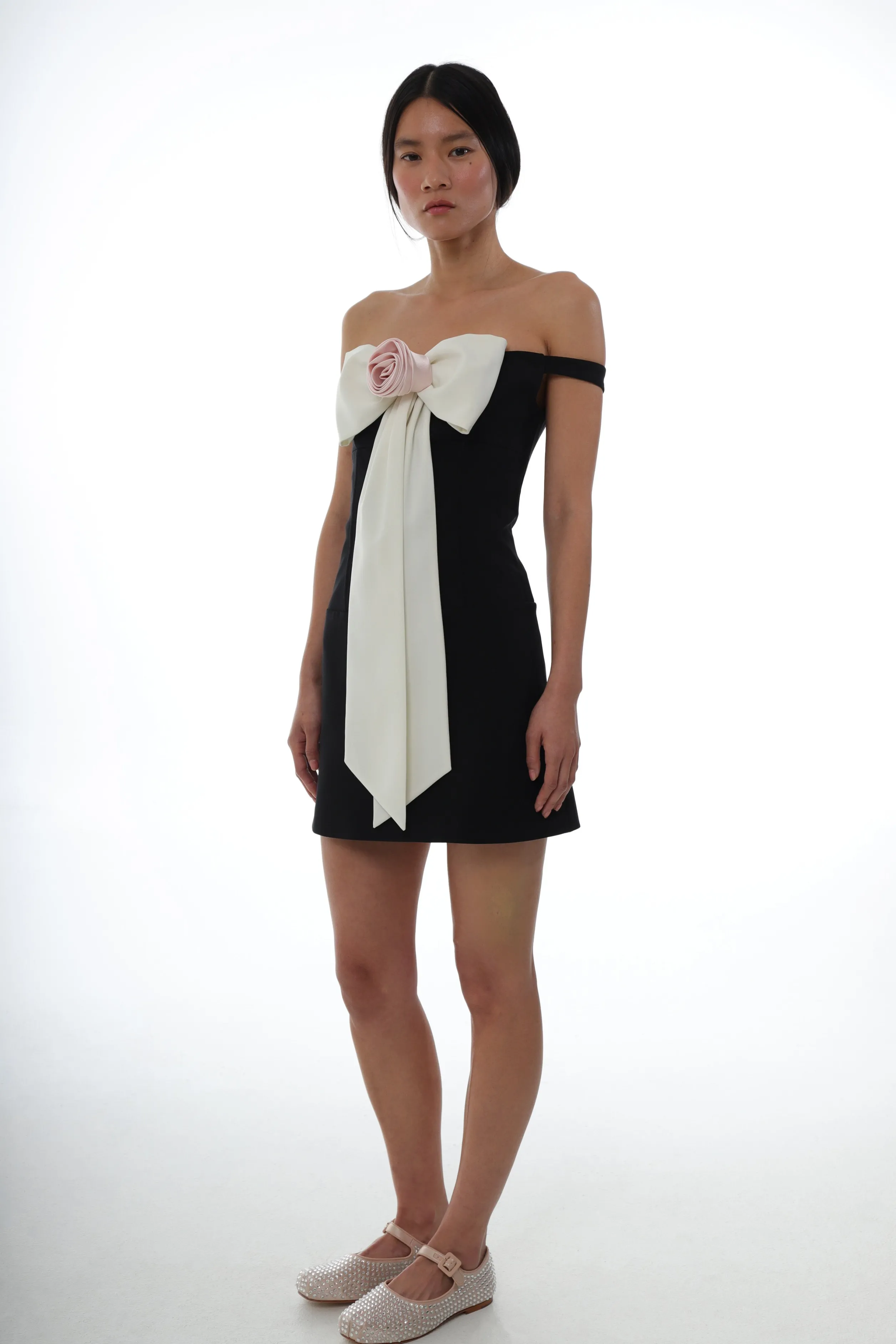 TULIPS DRESS IN BLACK>SANDY LIANG Shop