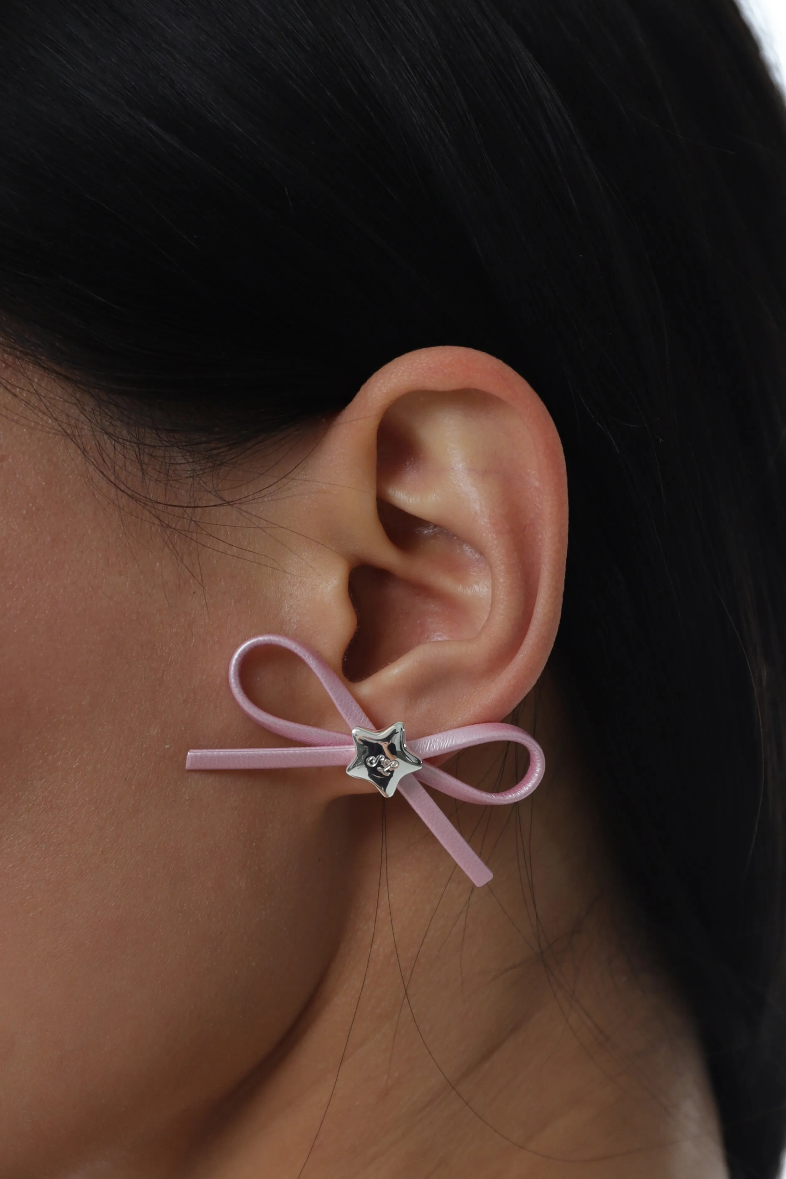 UME EARRINGS IN PINK>SANDY LIANG Fashion
